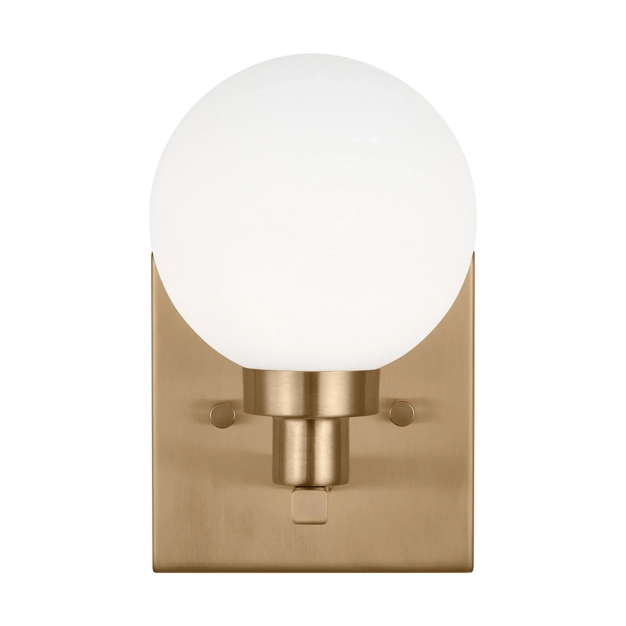 Clybourn 8" Bath Wall Sconce, Satin Brass Finish - Bees Lighting