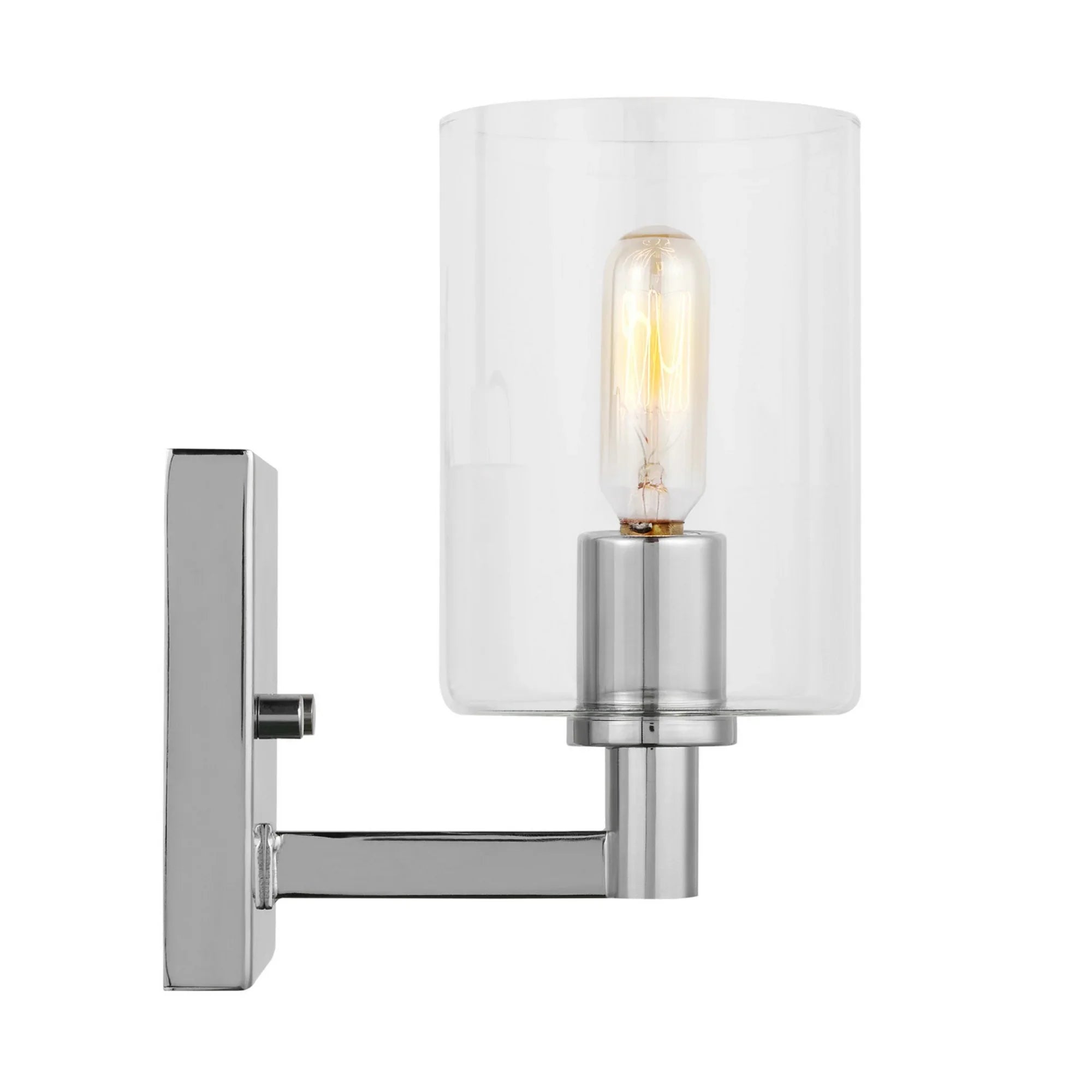 Fullton 8" Bath Sconce, Chrome Finish - Bees Lighting