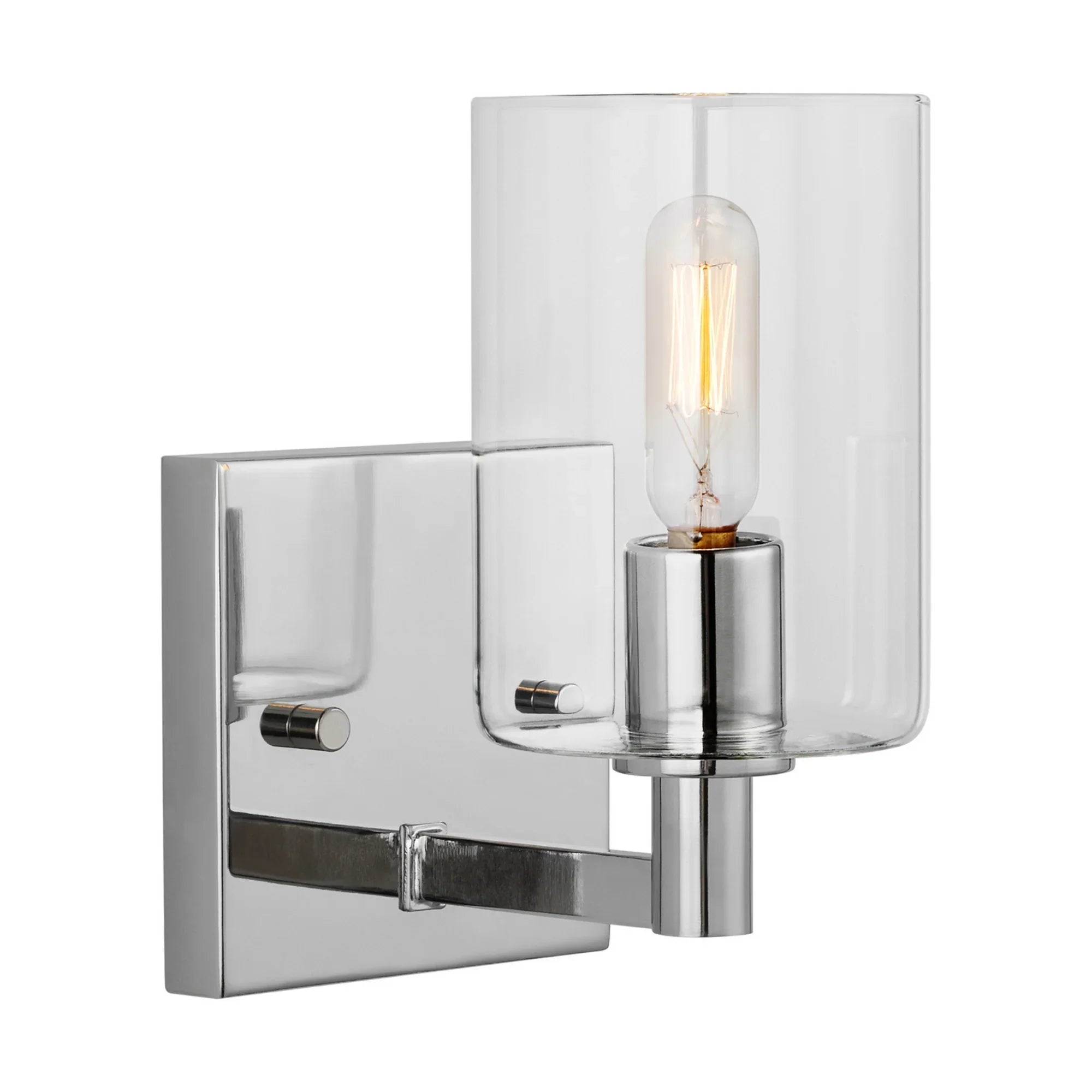 Fullton 8" Bath Sconce, Chrome Finish - Bees Lighting