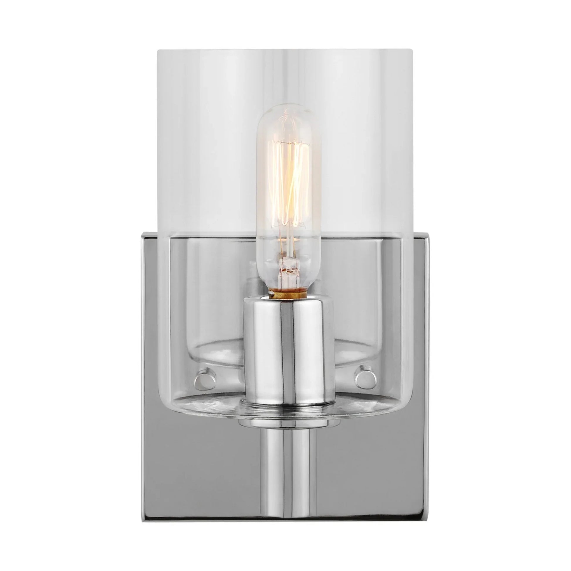 Fullton 8" Bath Sconce, Chrome Finish - Bees Lighting