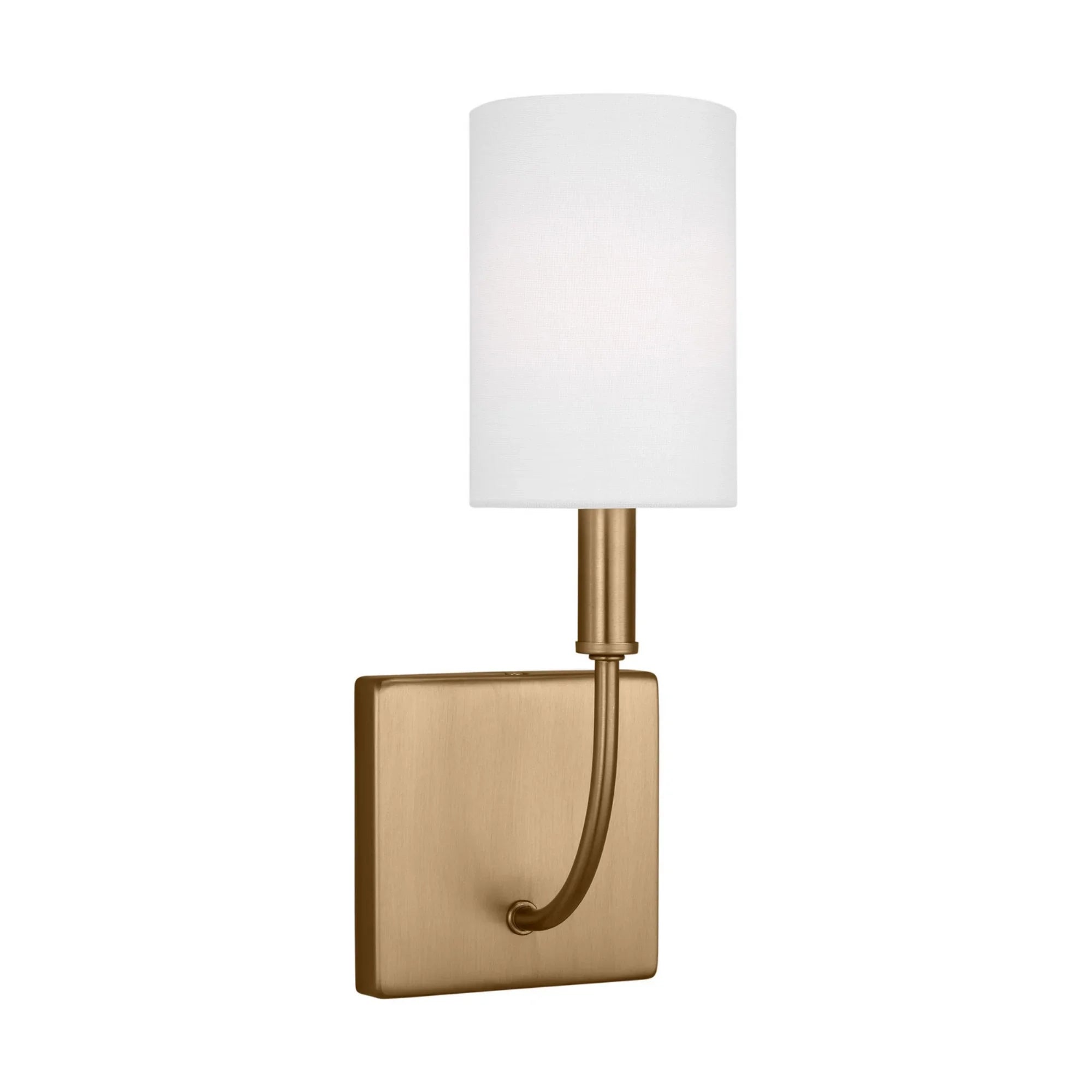 Greenwich 14" LED Wall Sconce, Satin Brass Finish - Bees Lighting