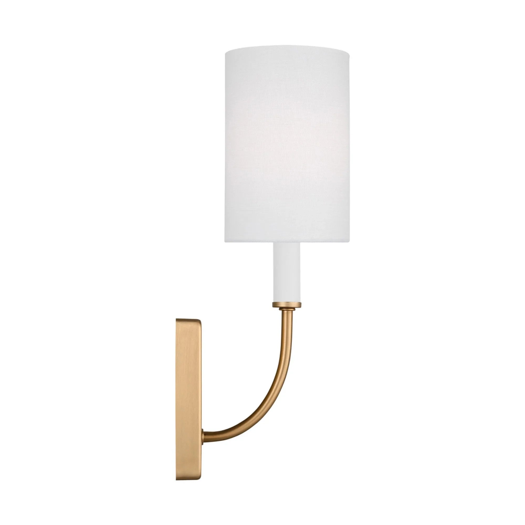 Greenwich 14" LED Wall Sconce, Satin Brass Finish - Bees Lighting
