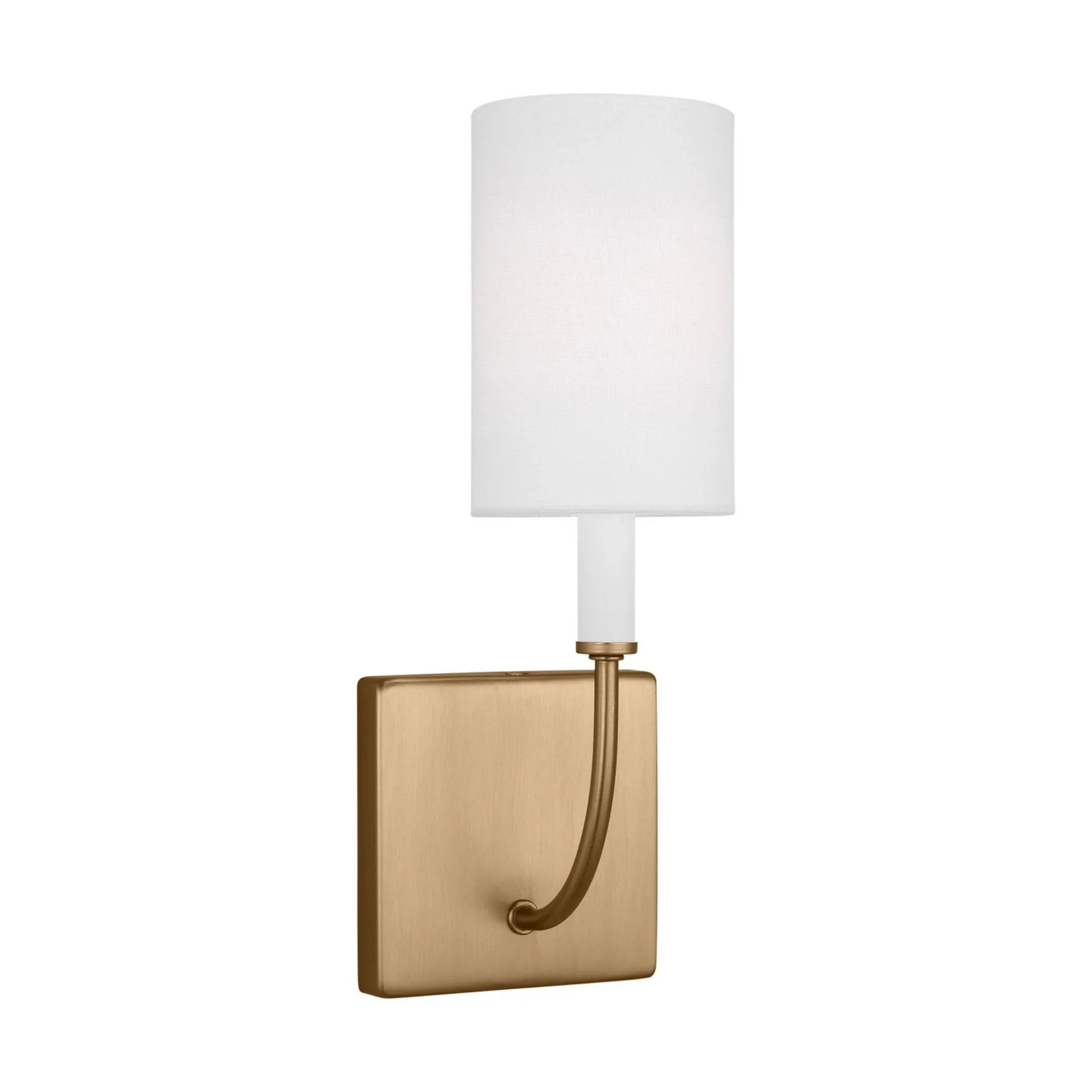 Greenwich 14" LED Wall Sconce, Satin Brass Finish - Bees Lighting