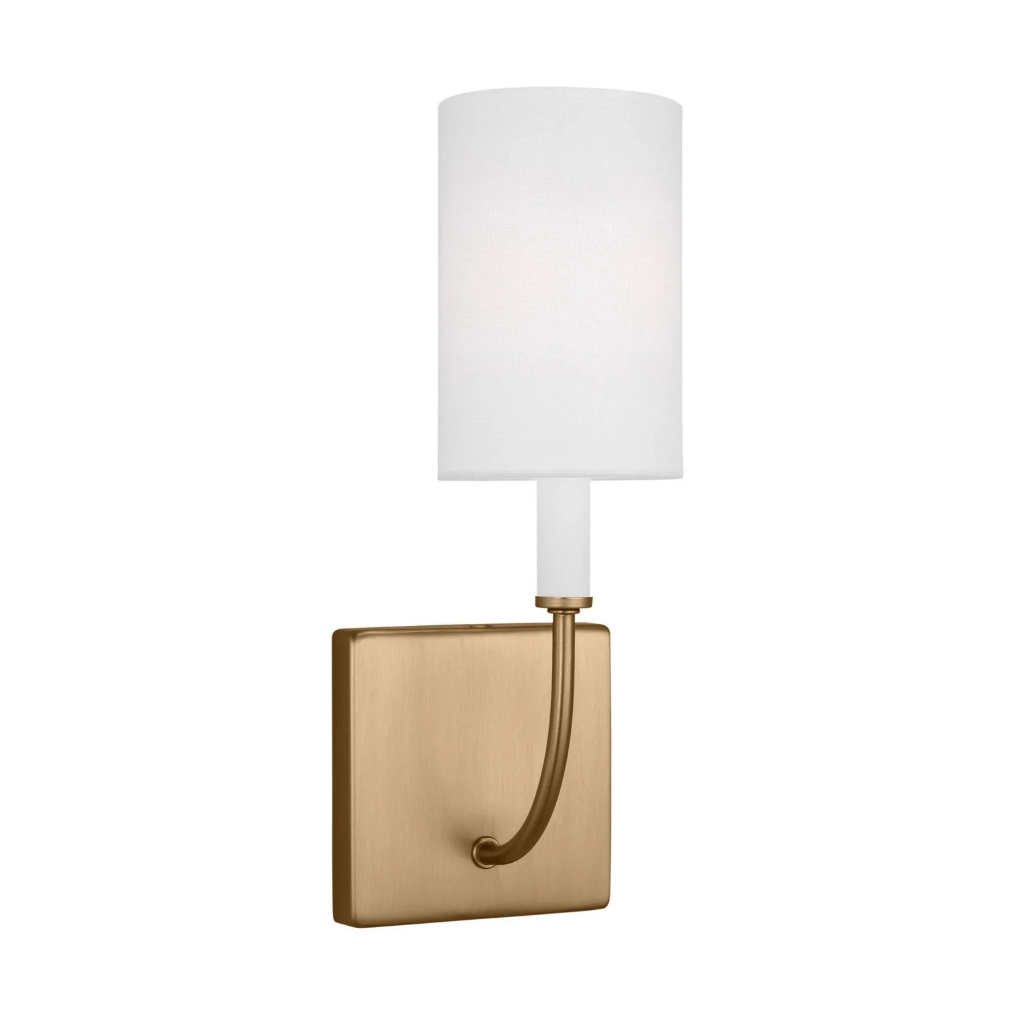 Greenwich 14" LED Wall Sconce, Satin Brass Finish - Bees Lighting