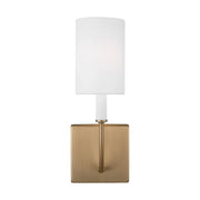Greenwich 14" LED Wall Sconce, Satin Brass Finish - Bees Lighting