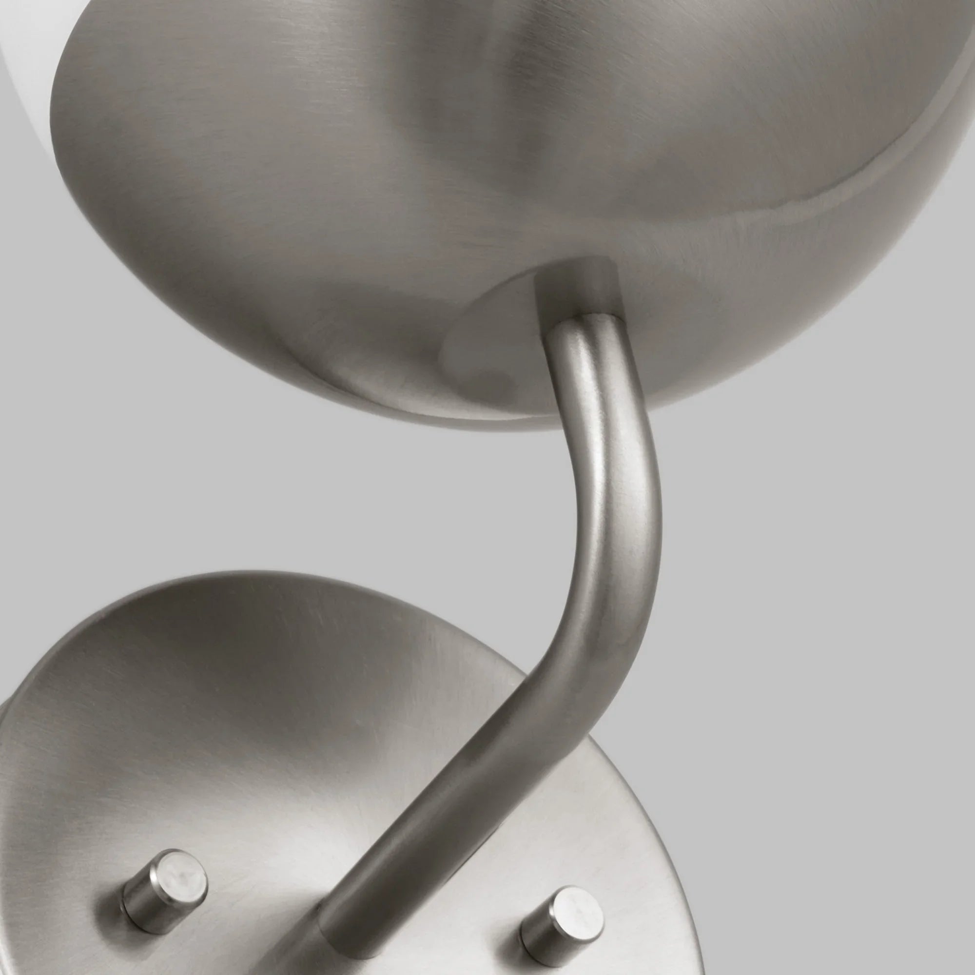 Alvin 10" LED Bathroom Sconce, Brushed Nickel Finish - Bees Lighting