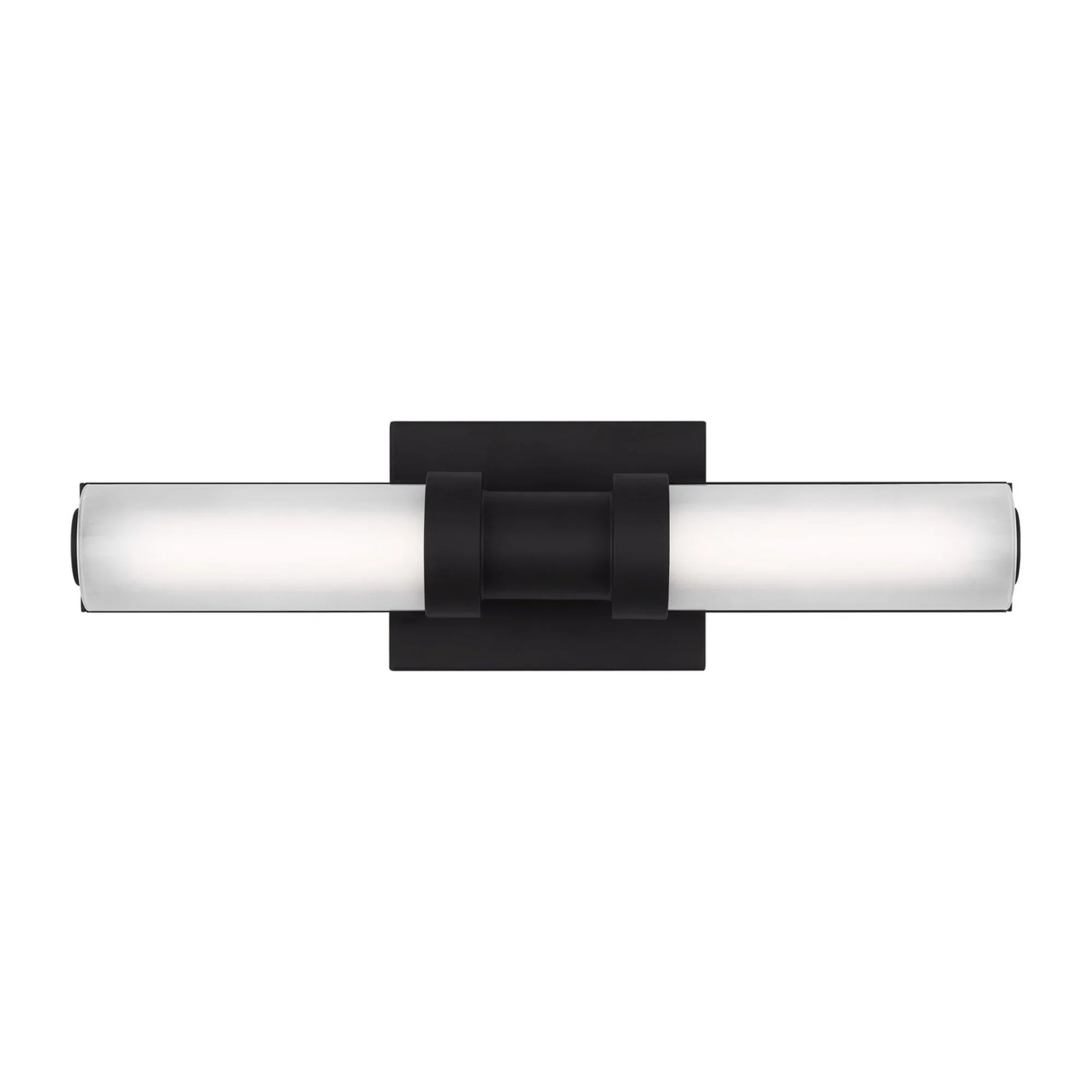 Kiel 18" Small LED Vanity Light, Midnight Black Finish - Bees Lighting