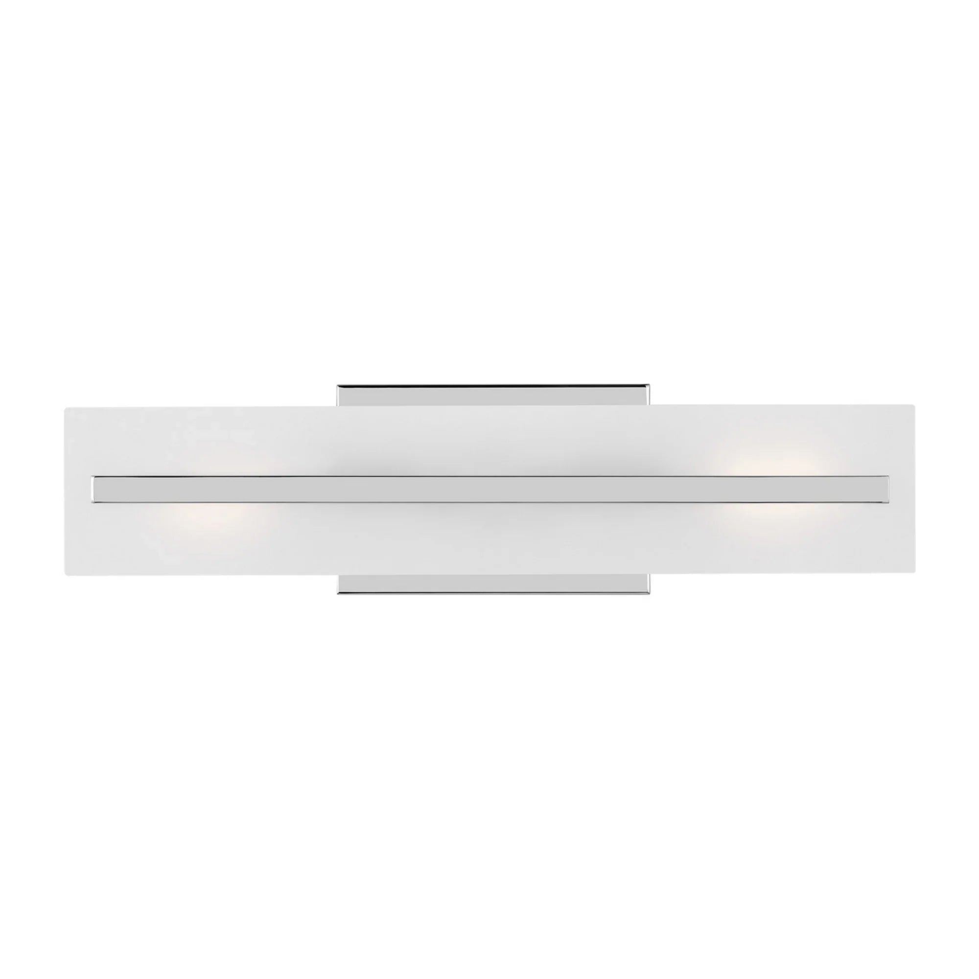 Dex 18" Small 2-Light LED Bathroom Vanity, Chrome Finish - Bees Lighting