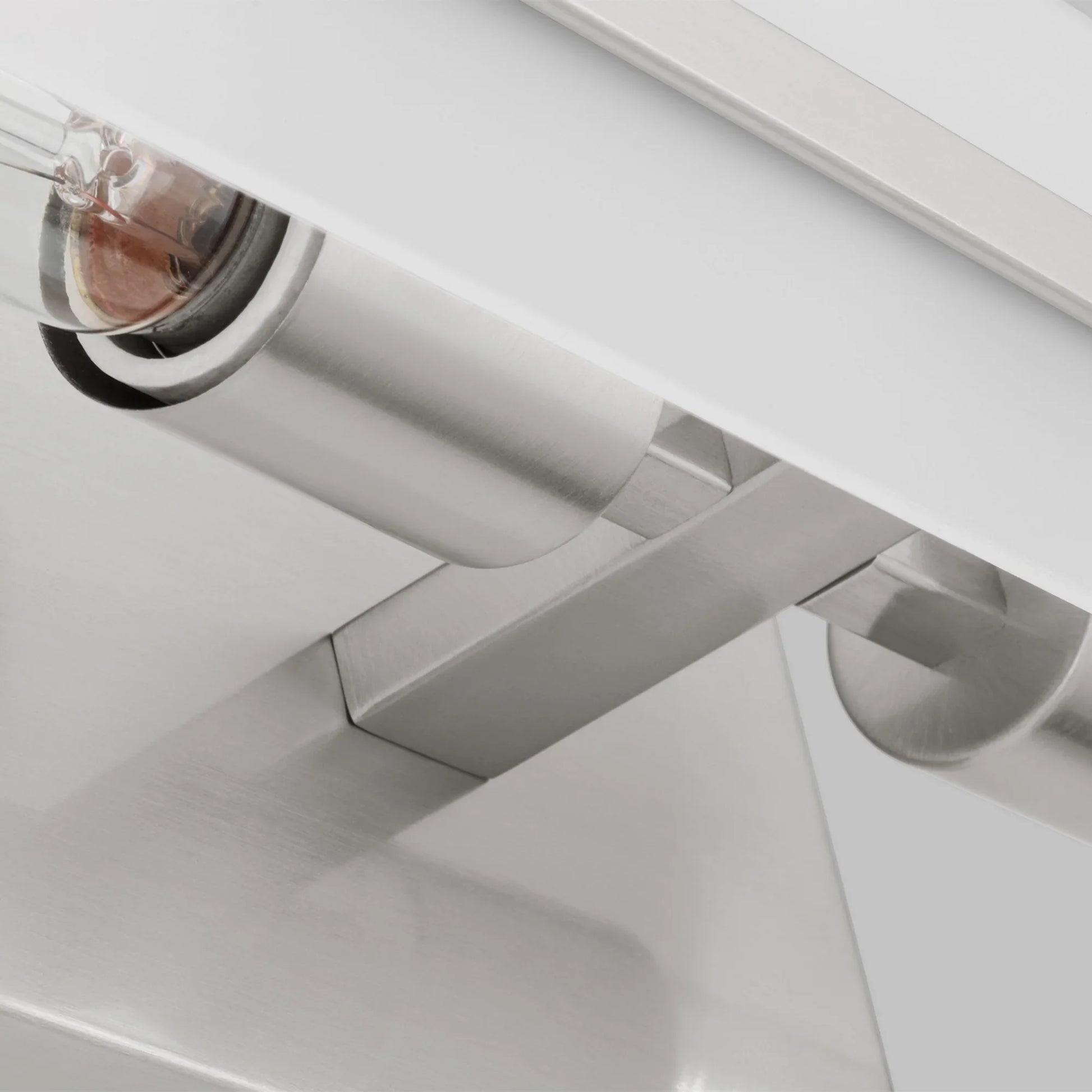 Dex 18" Small 2-Light LED Bathroom Vanity, Brushed Nickel Finish - Bees Lighting