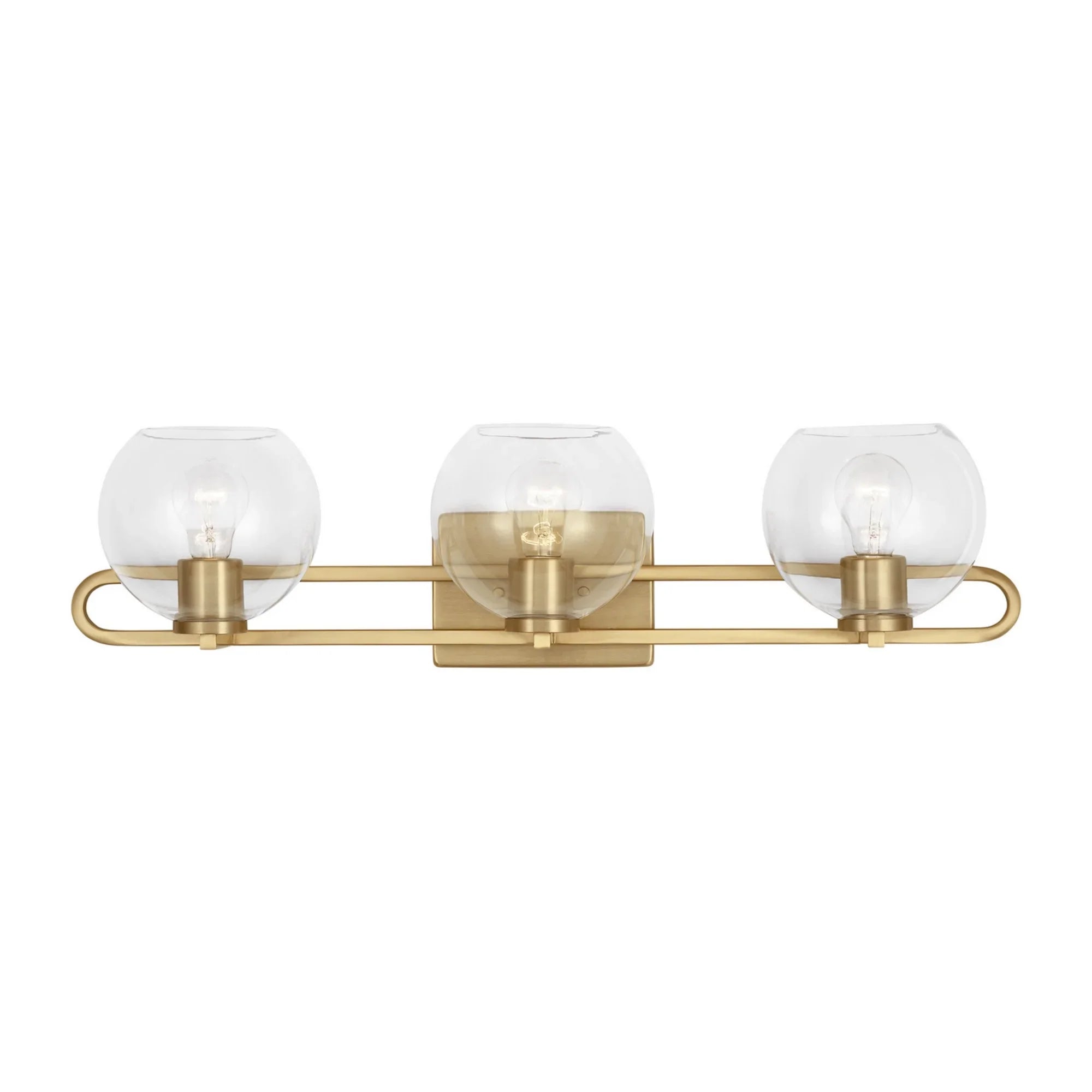 Codyn 30" 3-Light Bathroom Vanity, Satin Brass Finish - Bees Lighting