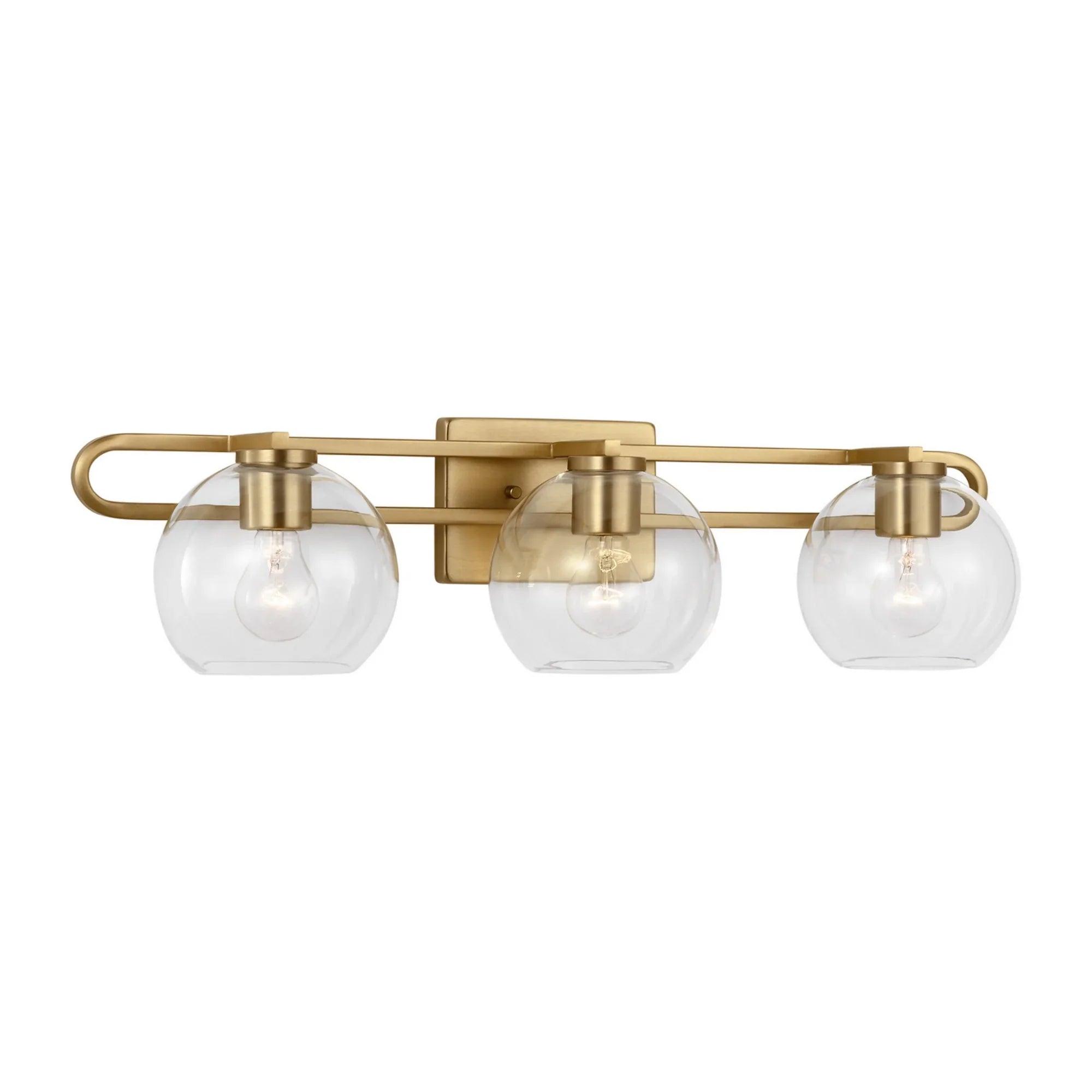 Codyn 30" 3-Light Bathroom Vanity, Satin Brass Finish - Bees Lighting