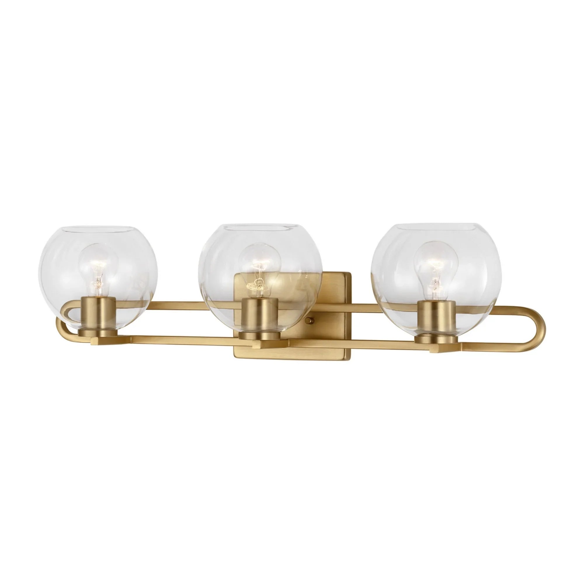 Codyn 30" 3-Light Bathroom Vanity, Satin Brass Finish - Bees Lighting