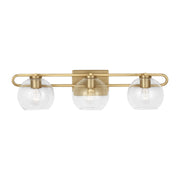 Codyn 30" 3-Light Bathroom Vanity, Satin Brass Finish - Bees Lighting