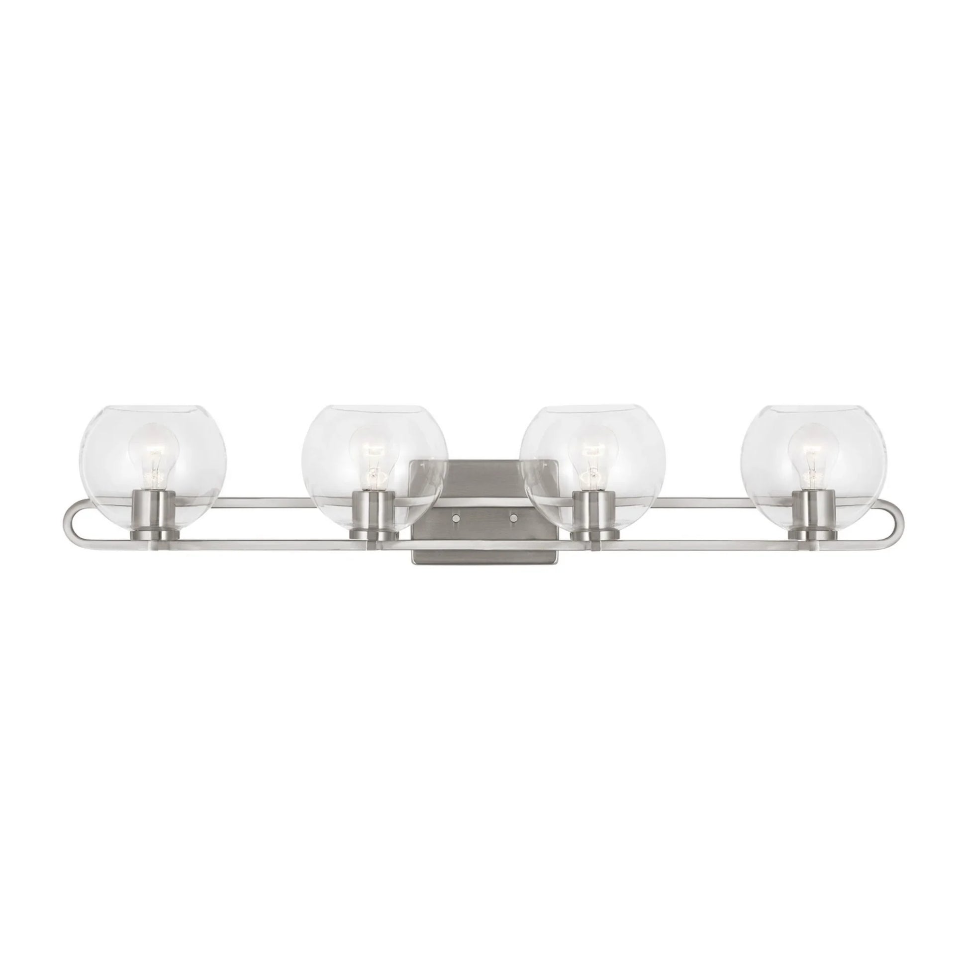 Codyn 40" 4-Light Bathroom Vanity, Brushed Nickel Finish - Bees Lighting