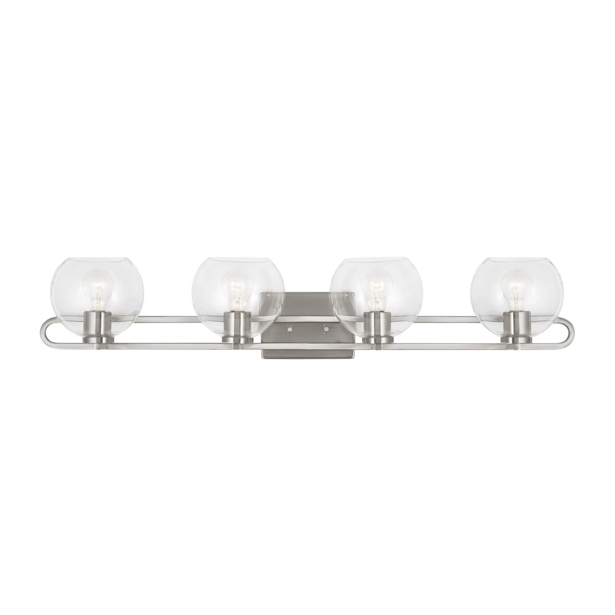 Codyn 40" 4-Light Bathroom Vanity, Brushed Nickel Finish - Bees Lighting