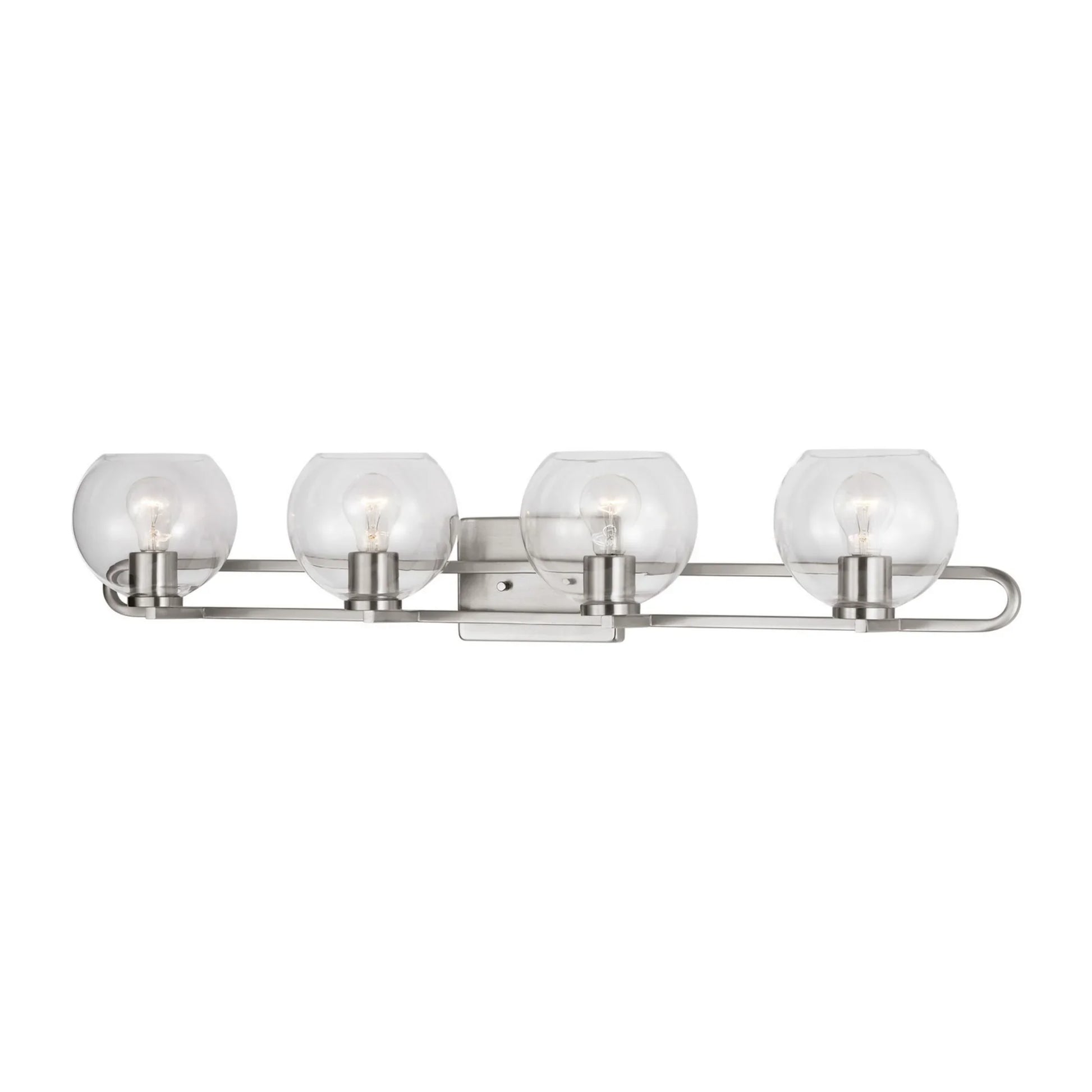 Codyn 40" 4-Light Bathroom Vanity, Brushed Nickel Finish - Bees Lighting