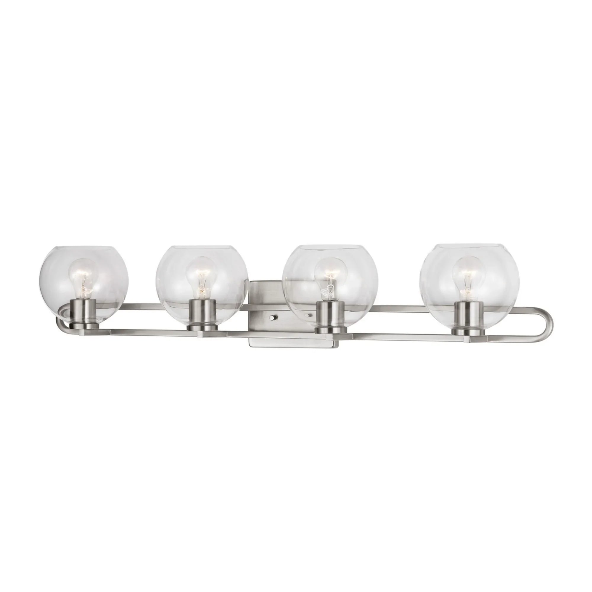 Codyn 40" 4-Light Bathroom Vanity, Brushed Nickel Finish - Bees Lighting