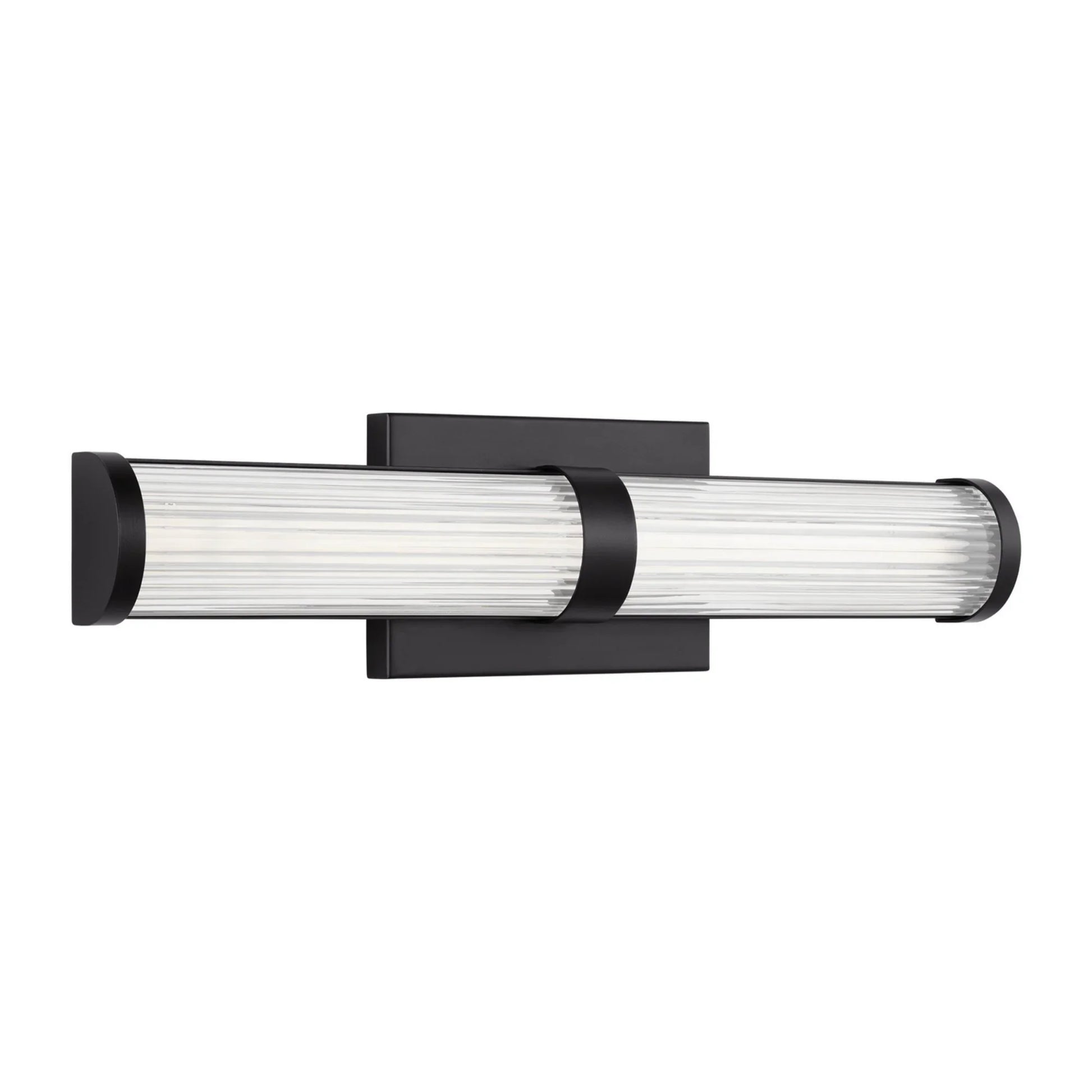 Syden 19" Small LED Wall/Bath Light, Midnight Black Finish - Bees Lighting