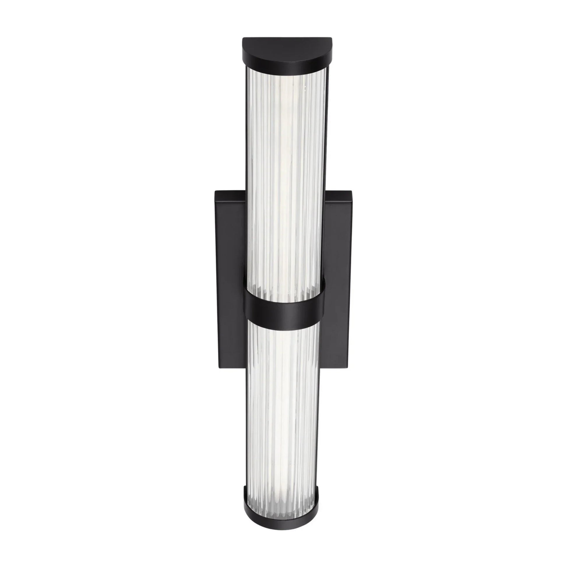 Syden 19" Small LED Wall/Bath Light, Midnight Black Finish - Bees Lighting