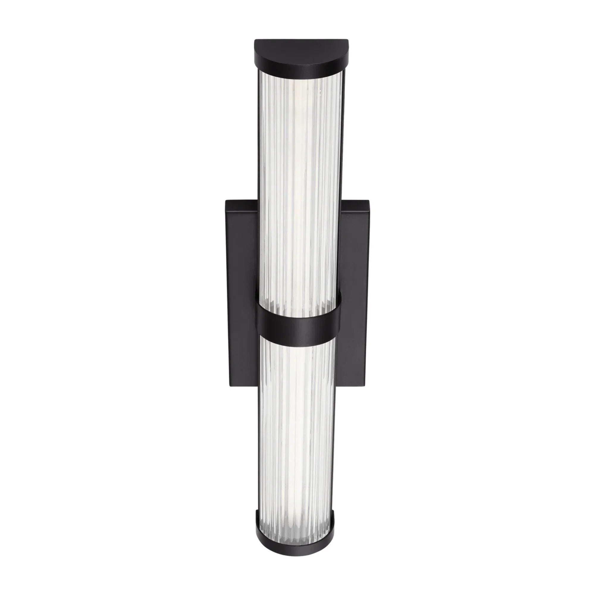 Syden 19" Small LED Wall/Bath Light, Midnight Black Finish - Bees Lighting