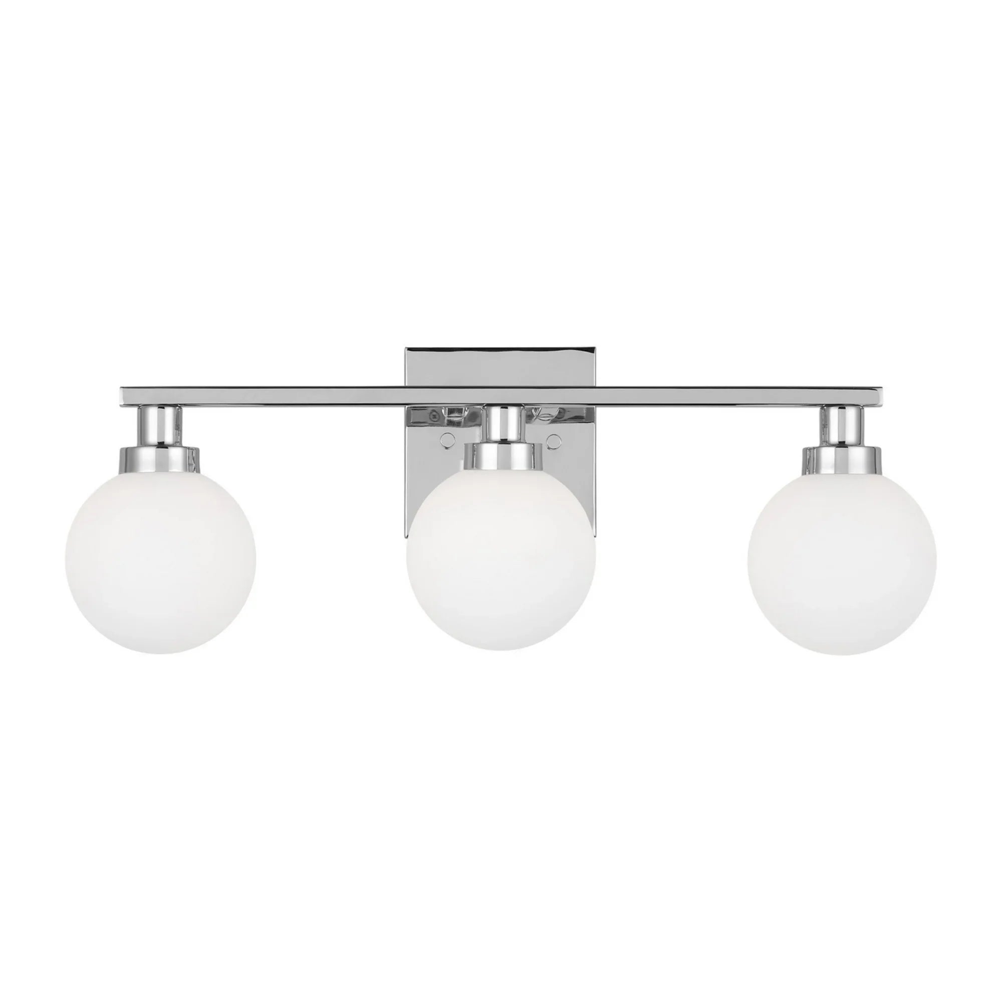 Clybourn 22" 3-Light Bathroom Vanity, Chrome Finish - Bees Lighting