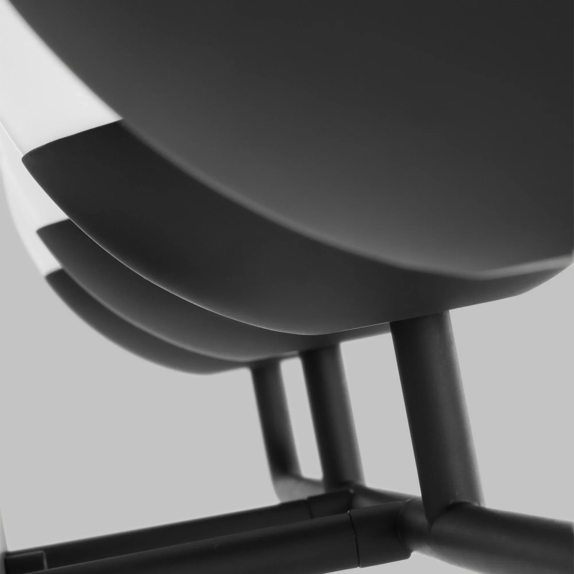 Alvin 33" 4-Light Bathroom Vanity, Midnight Black Finish - Bees Lighting