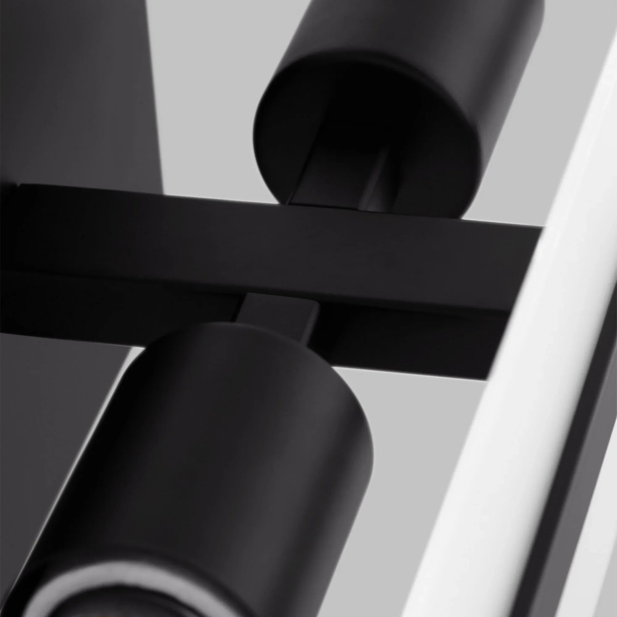 Dex 24" Medium 2-Light LED Bathroom Vanity, Midnight Black Finish - Bees Lighting