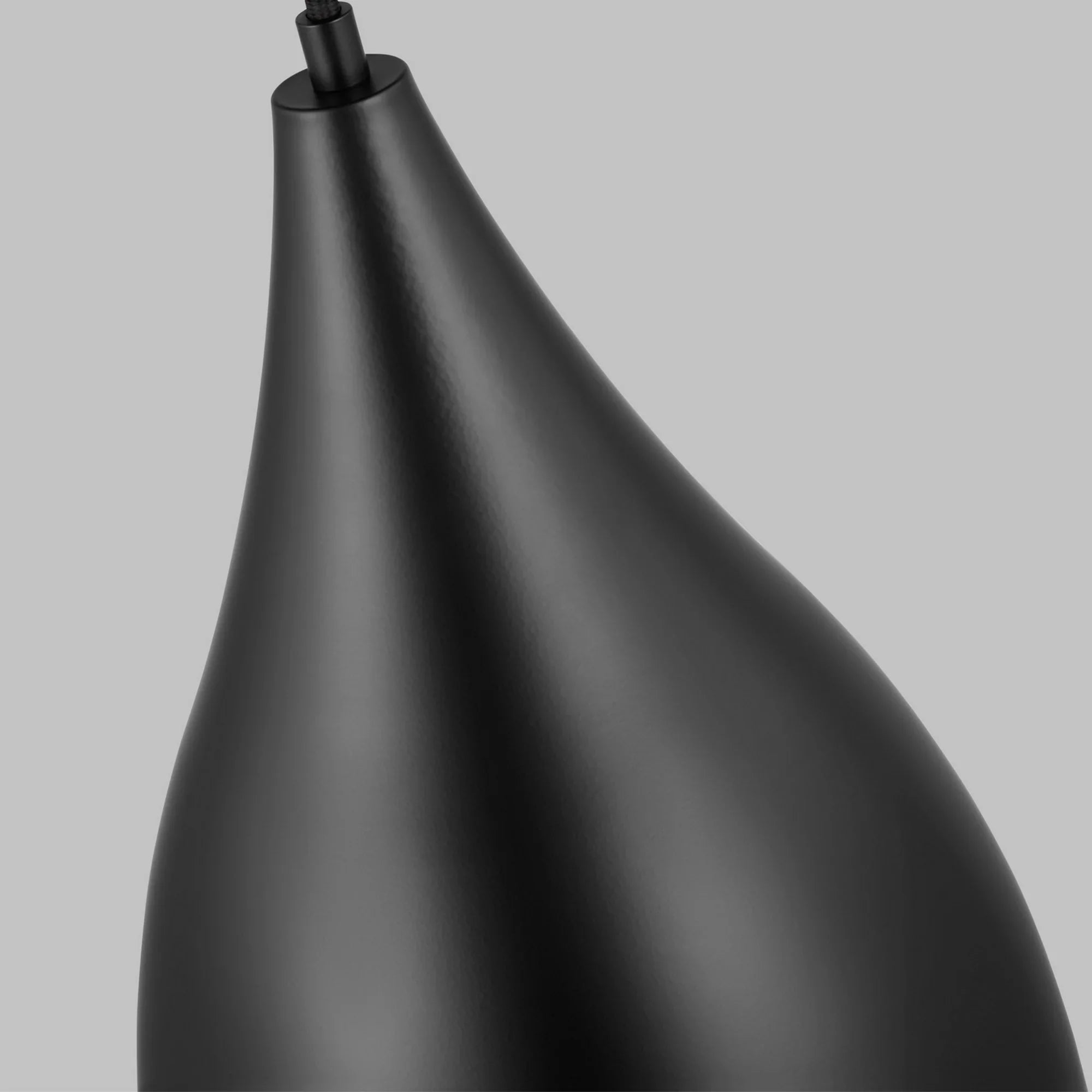 Oden 12" Small Pendant, Midnight Black Finish - Bees Lighting