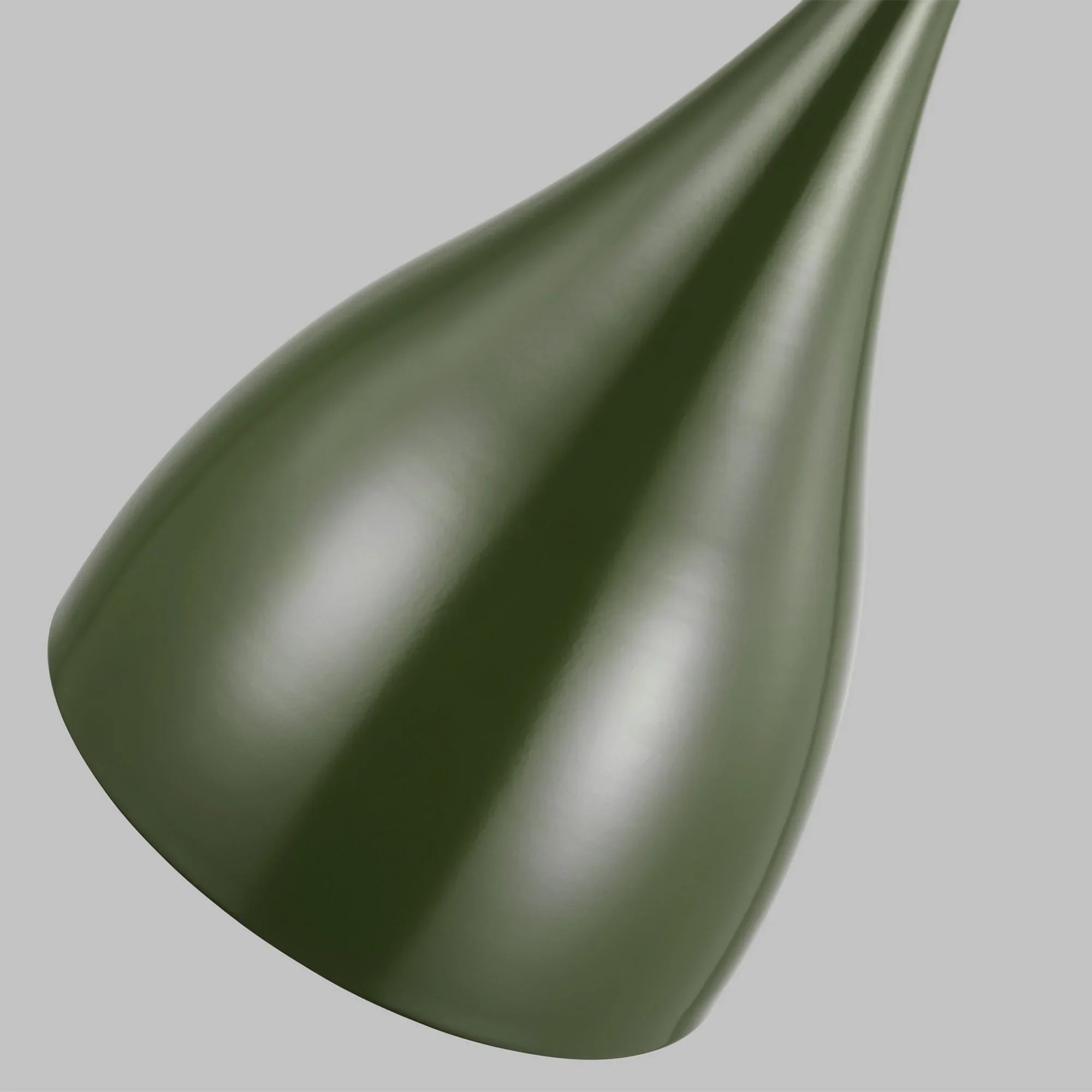 Oden 12" Small Pendant, Olive Finish - Bees Lighting