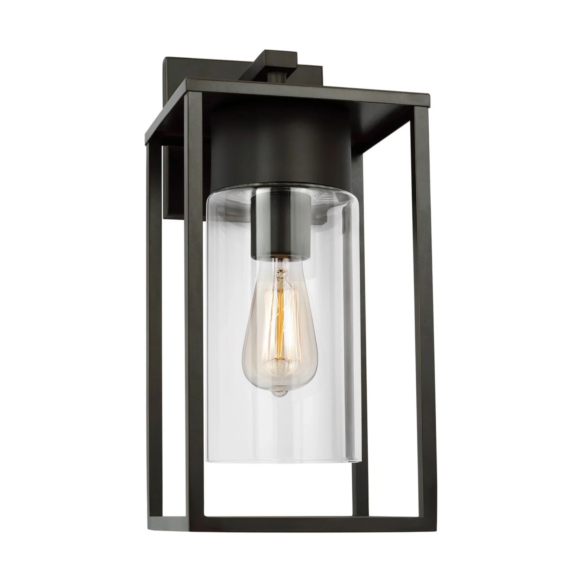 Vado 17" Large Outdoor Wall Lantern, Antique Bronze Finish - Bees Lighting
