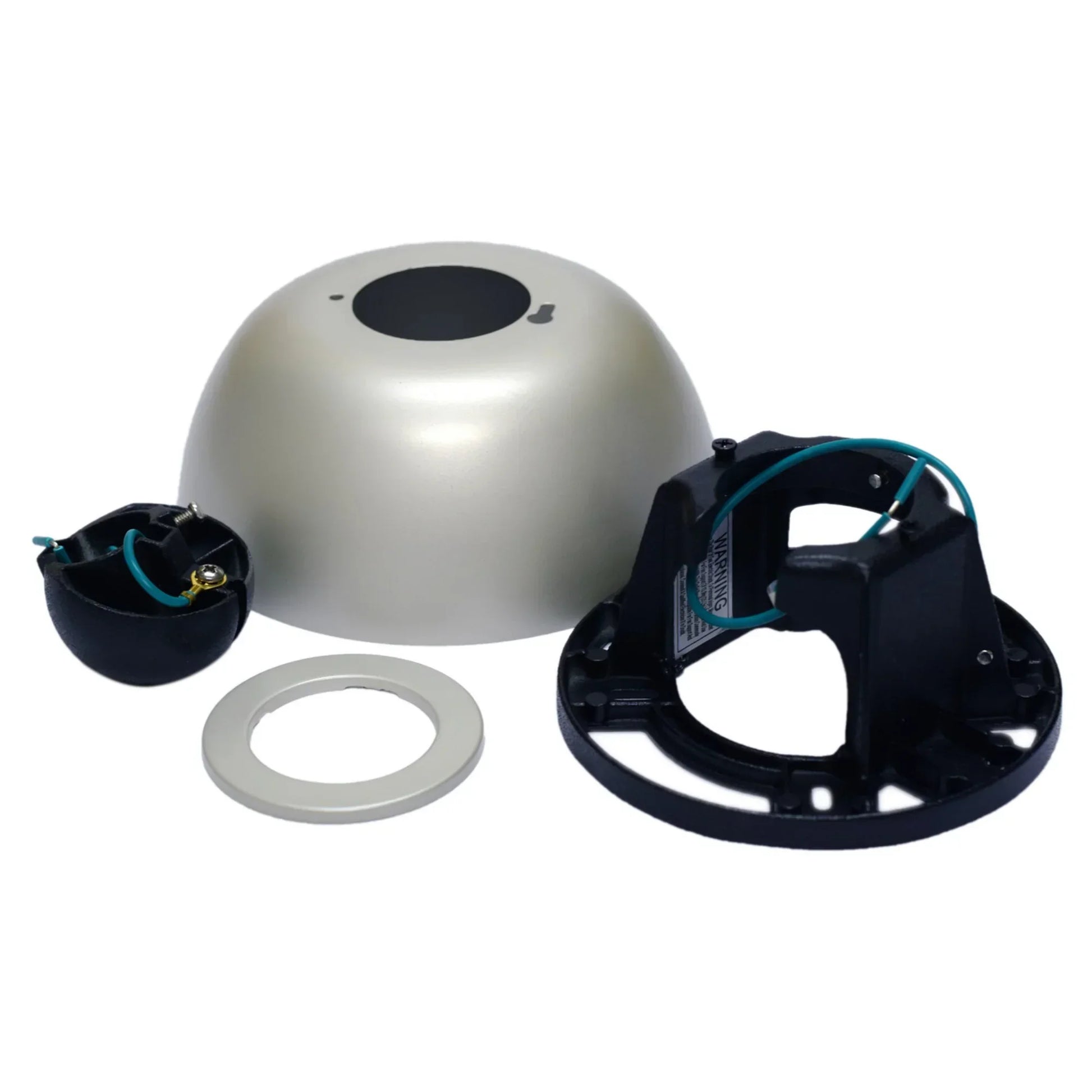 Fanimation Sloped Ceiling Kit, Wet Rated, Silver Finish - Bees Lighting