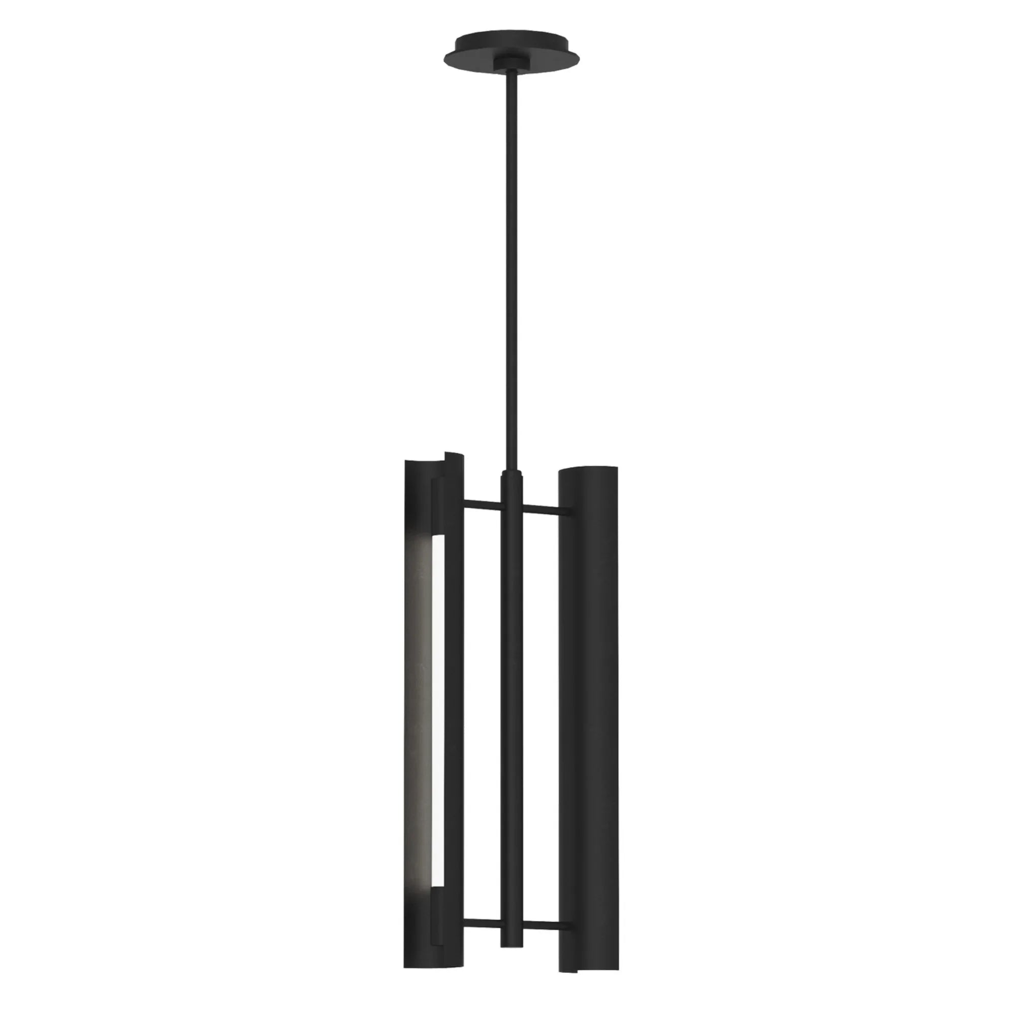 Carson 9" LED 2-Light Pendant, Midnight Black Finish - Bees Lighting
