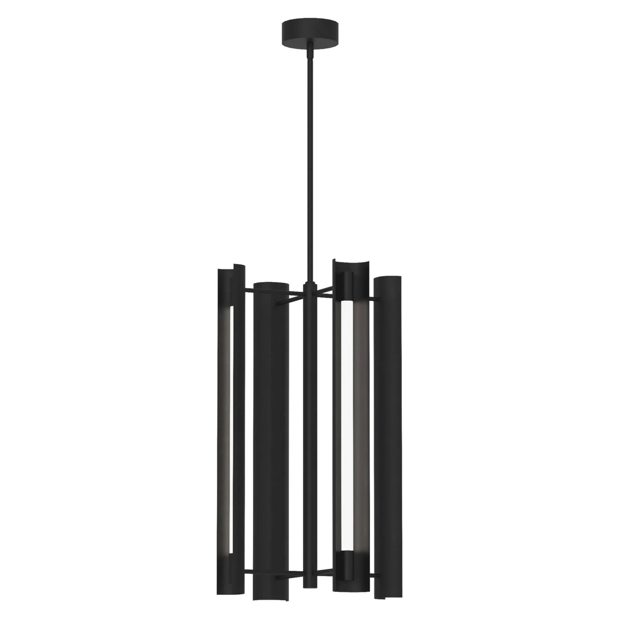 Carson 16" LED 4-Light Pendant, Midnight Black Finish - Bees Lighting