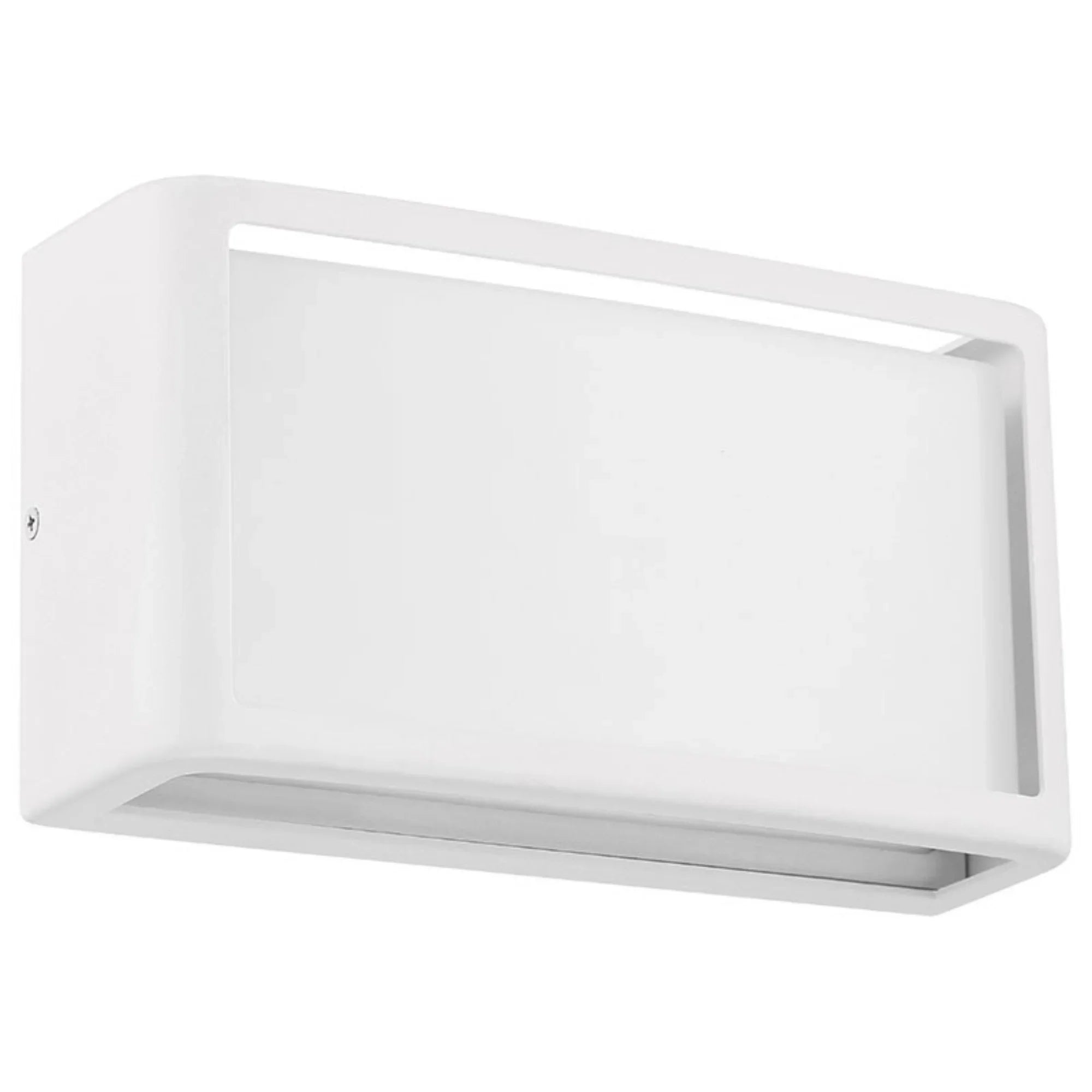 Malibu 9" LED Outdoor Wall Sconce, White Finish - Bees Lighting