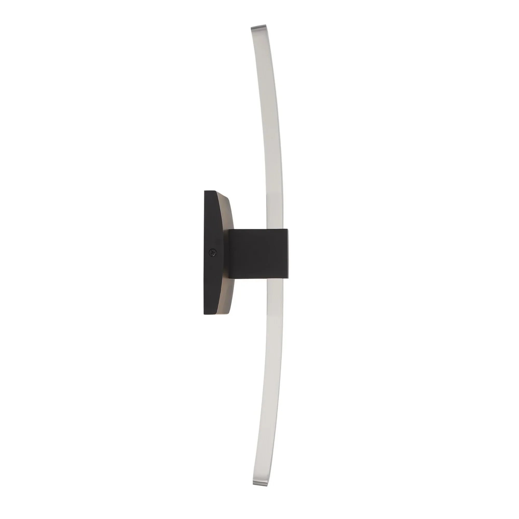 Archer 18" LED Wall Sconce, Coal & Brushed Nickel Finish - Bees Lighting