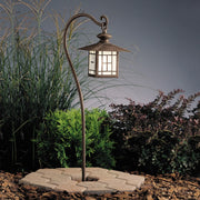 Mission Lantern Path Light, Brass, Patina Bronze - Bees Lighting