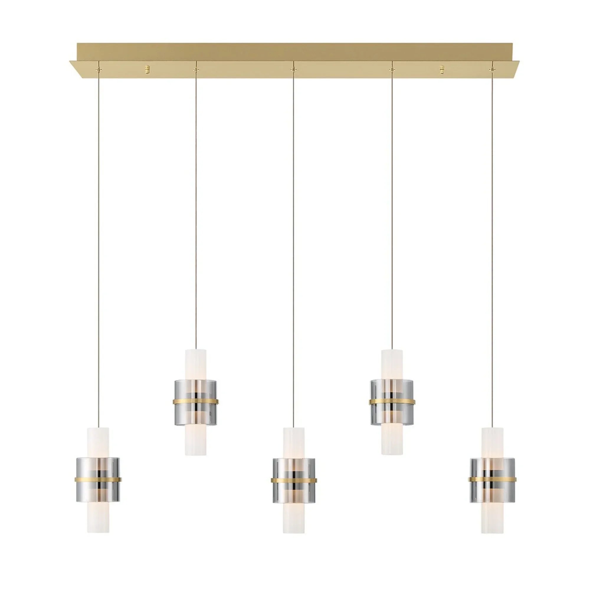 Rola LED Chandelier Gold Finish - Bees Lighting