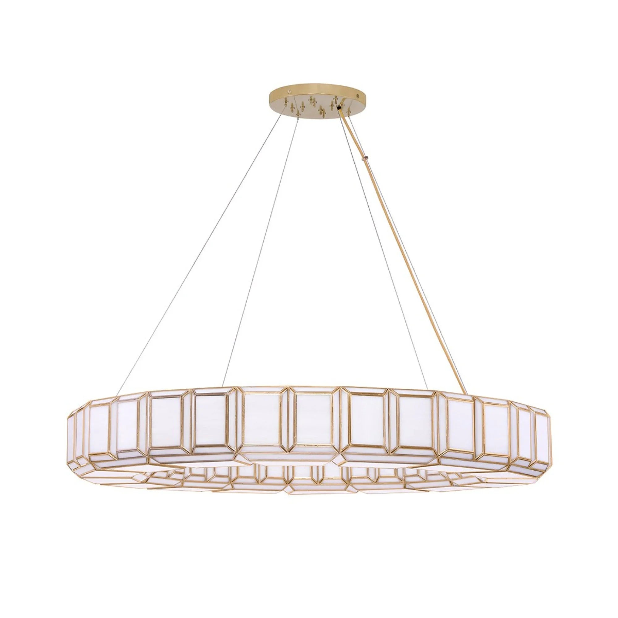 Belmont 16-Light 48" Chandelier, Antique Brass Finish - Bees Lighting