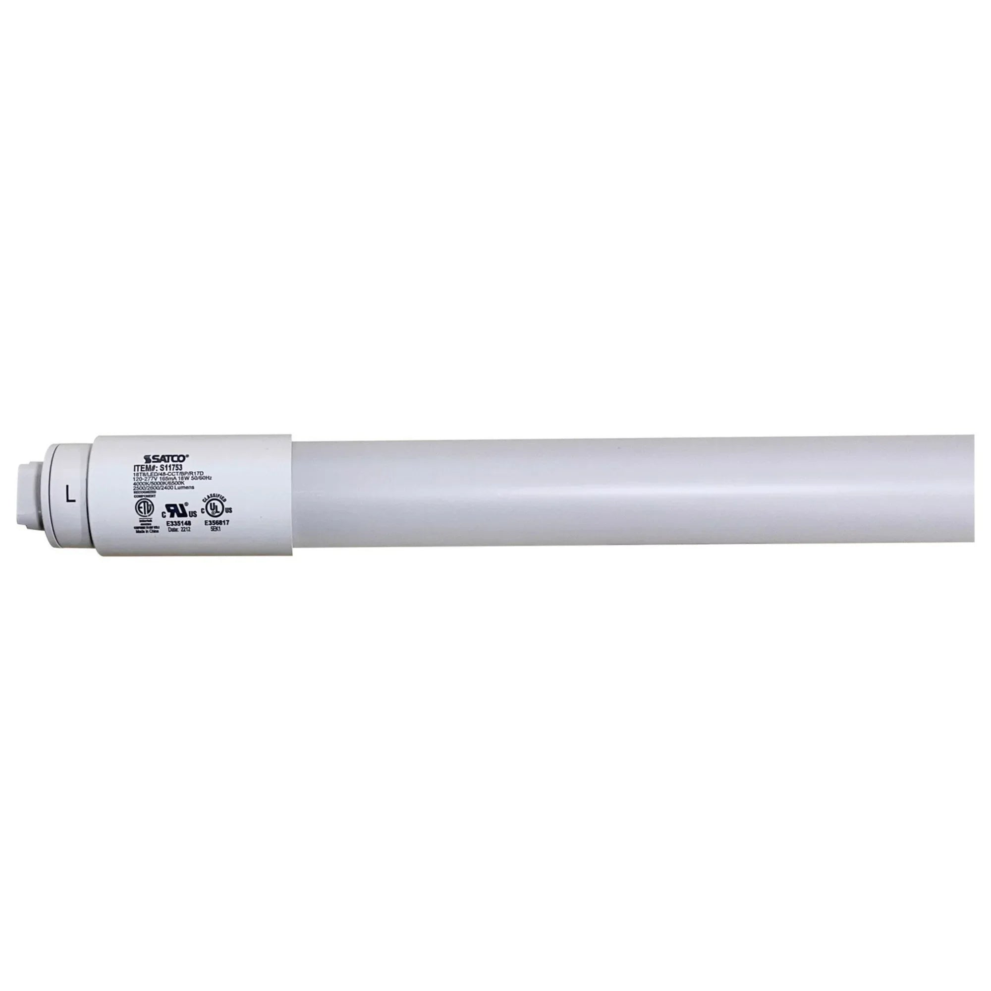 Satco R17D Base LED T8 Lamps - Type B, CCT Selectable - Bees Lighting