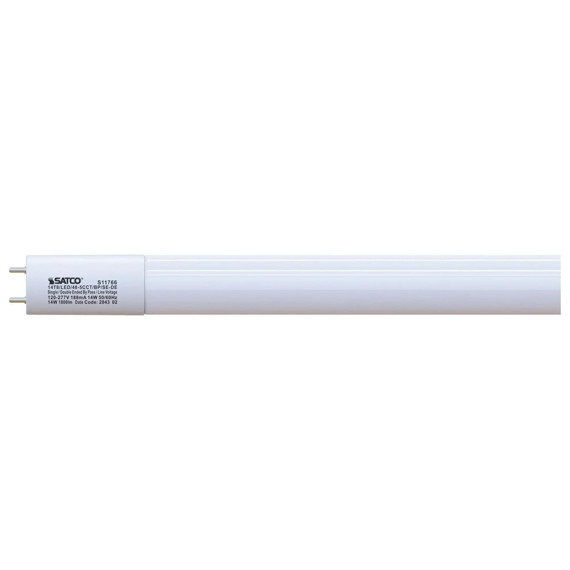 Satco LED T8 Linear Lamps - Type B, CCT Selectable - Bees Lighting