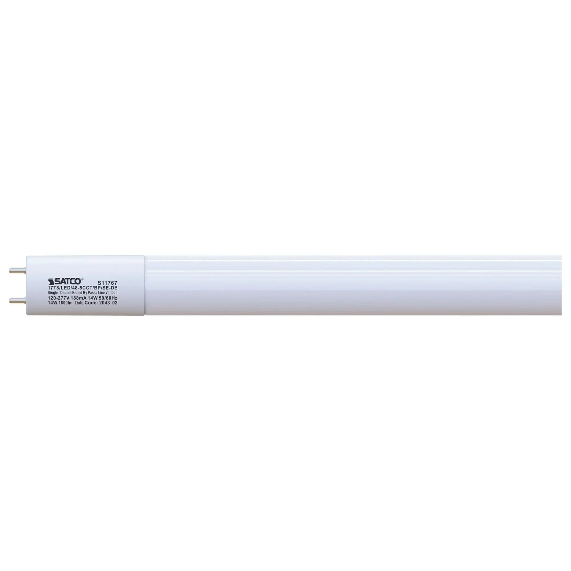 Satco LED T8 Linear Lamps - Type B, CCT Selectable - Bees Lighting