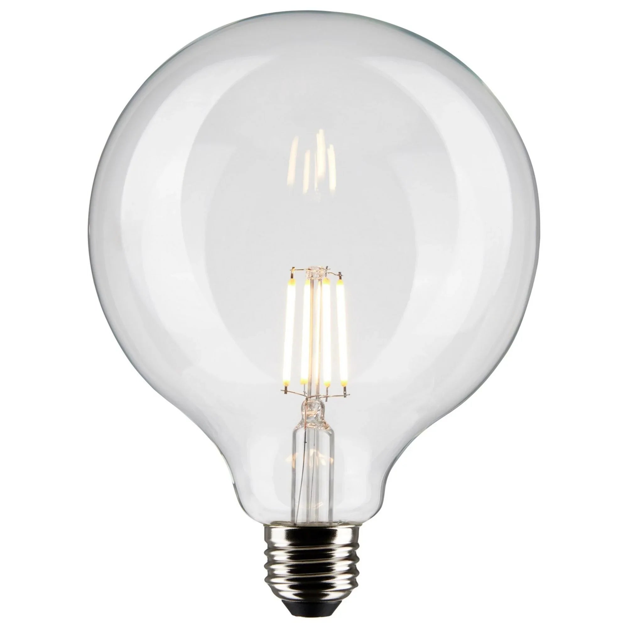 G40 Filament LED Globe Bulb, 4 Watts, 350 Lumens, 40W Equal, 2700K, E26 Medium Base, Clear - Bees Lighting