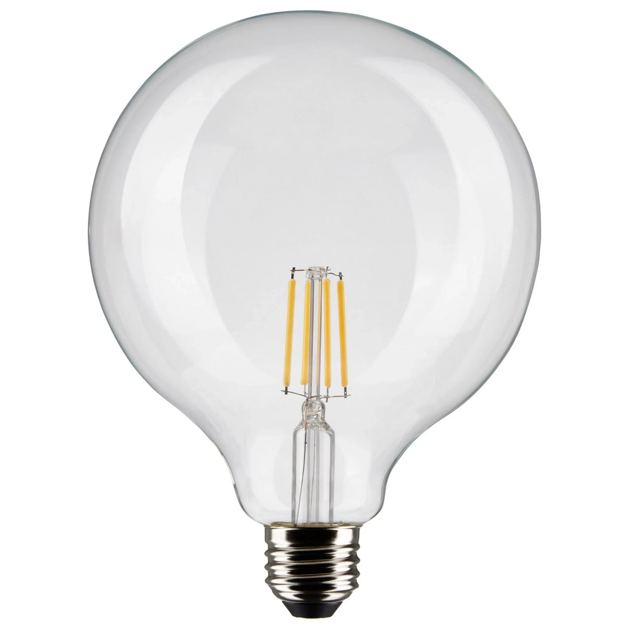 G40 Filament LED Globe Bulb, 4 Watts, 350 Lumens, 40W Equal, 2700K, E26 Medium Base, Clear - Bees Lighting