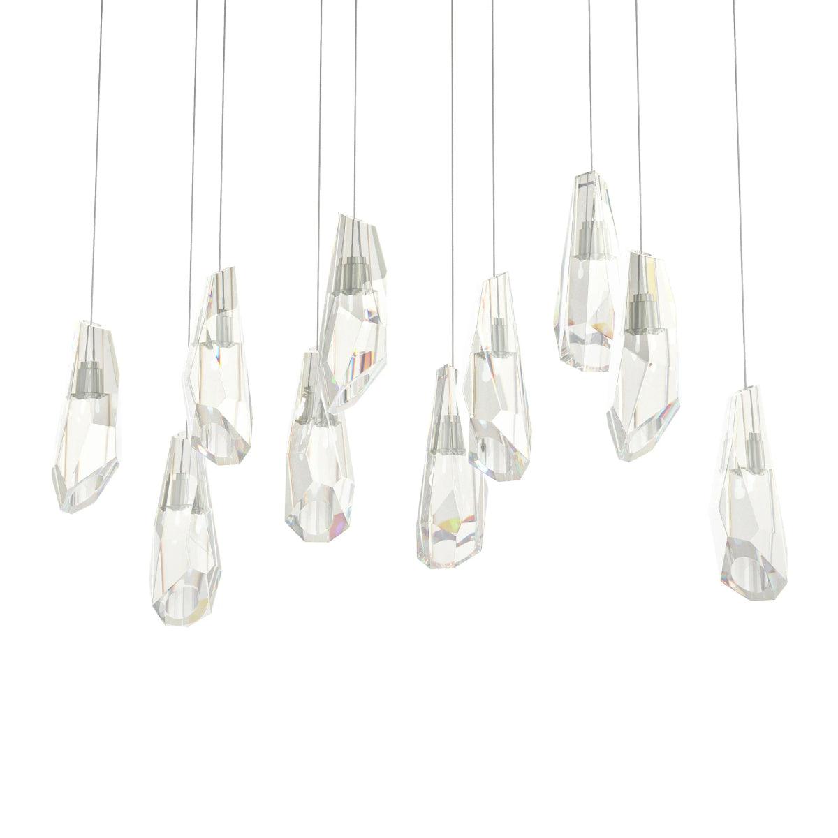 Luma 45 in. 10 Lights Linear Pendant Light with Long Height