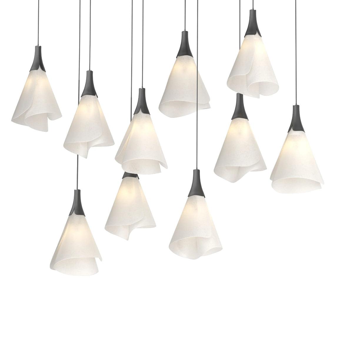 Mobius 46 in. 10 Lights Linear Pendant Light with Long
