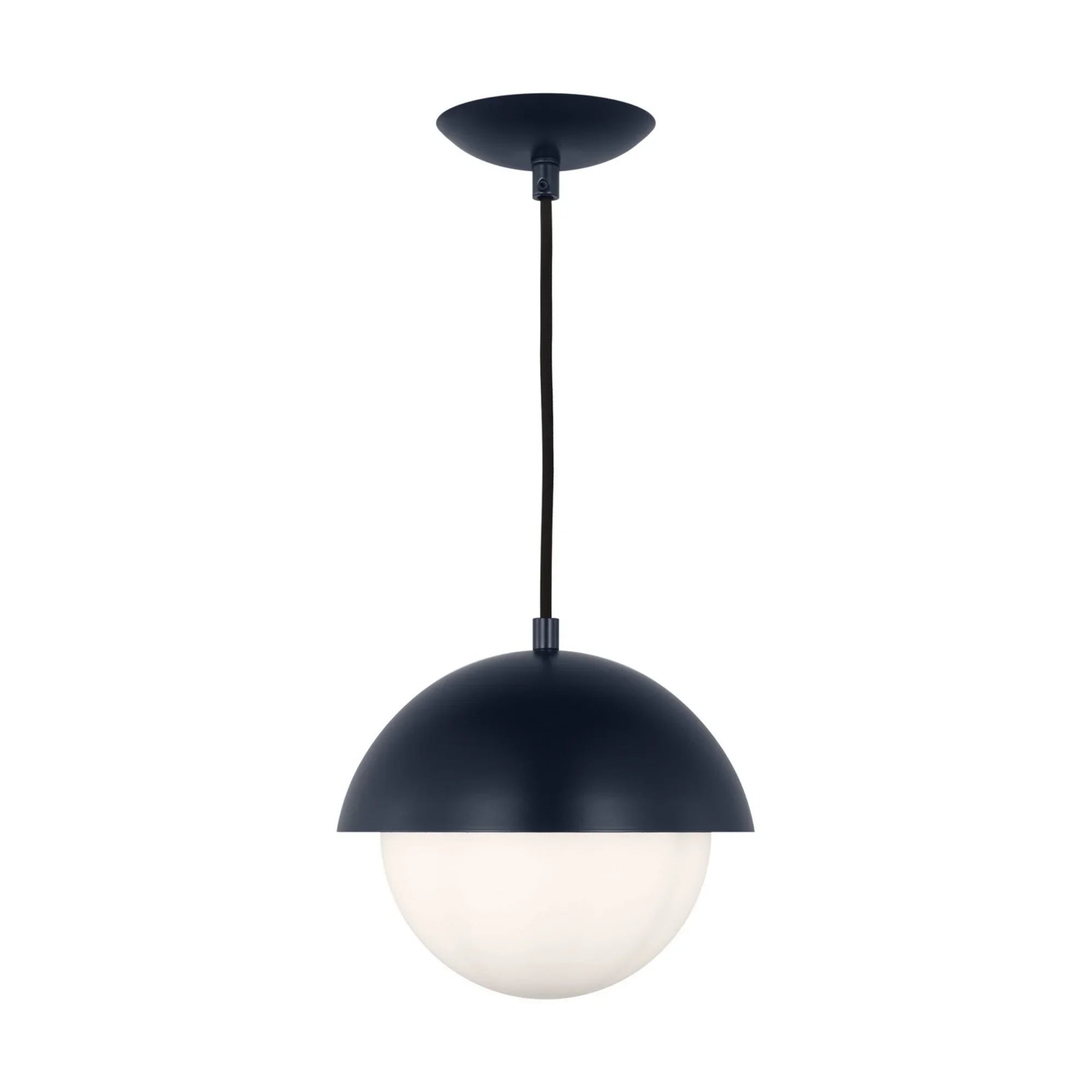 Hyde 10" Small Pendant, Navy Finish - Bees Lighting