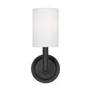 Egmont 12" Wall Sconce, Midnight Black Finish - Bees Lighting