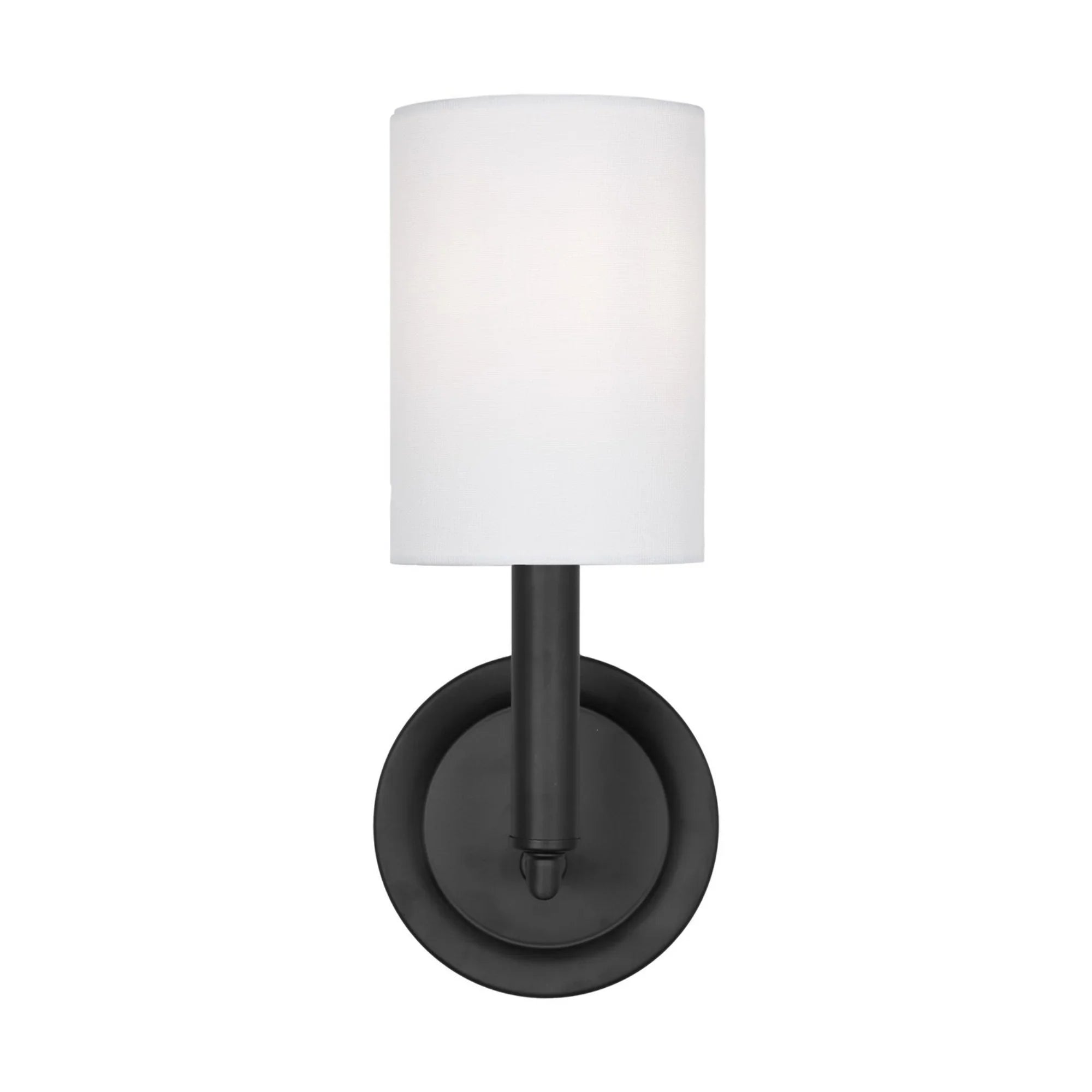 Egmont 12" Wall Sconce, Midnight Black Finish - Bees Lighting