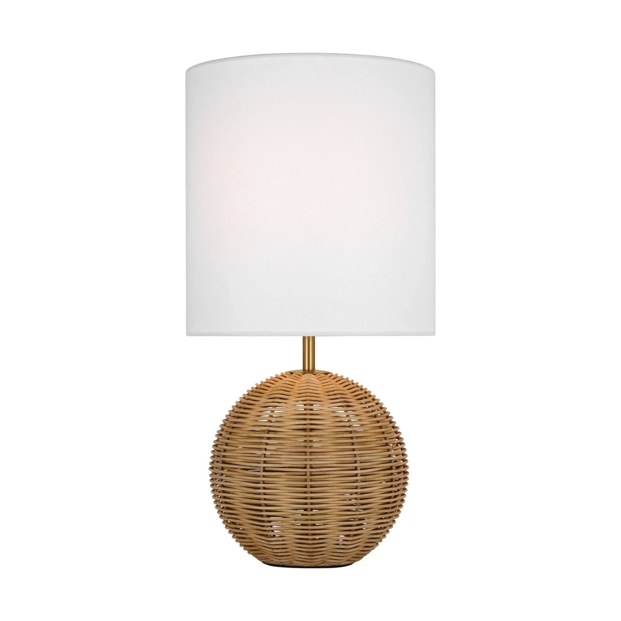 Mari 18" Small Table Lamp, Burnished Brass Finish - Bees Lighting