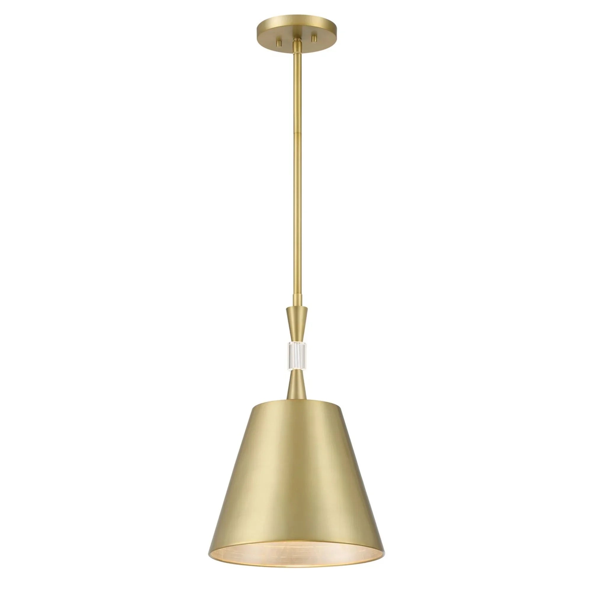 Baratti 12" Pendant, Soft Brass Finish - Bees Lighting